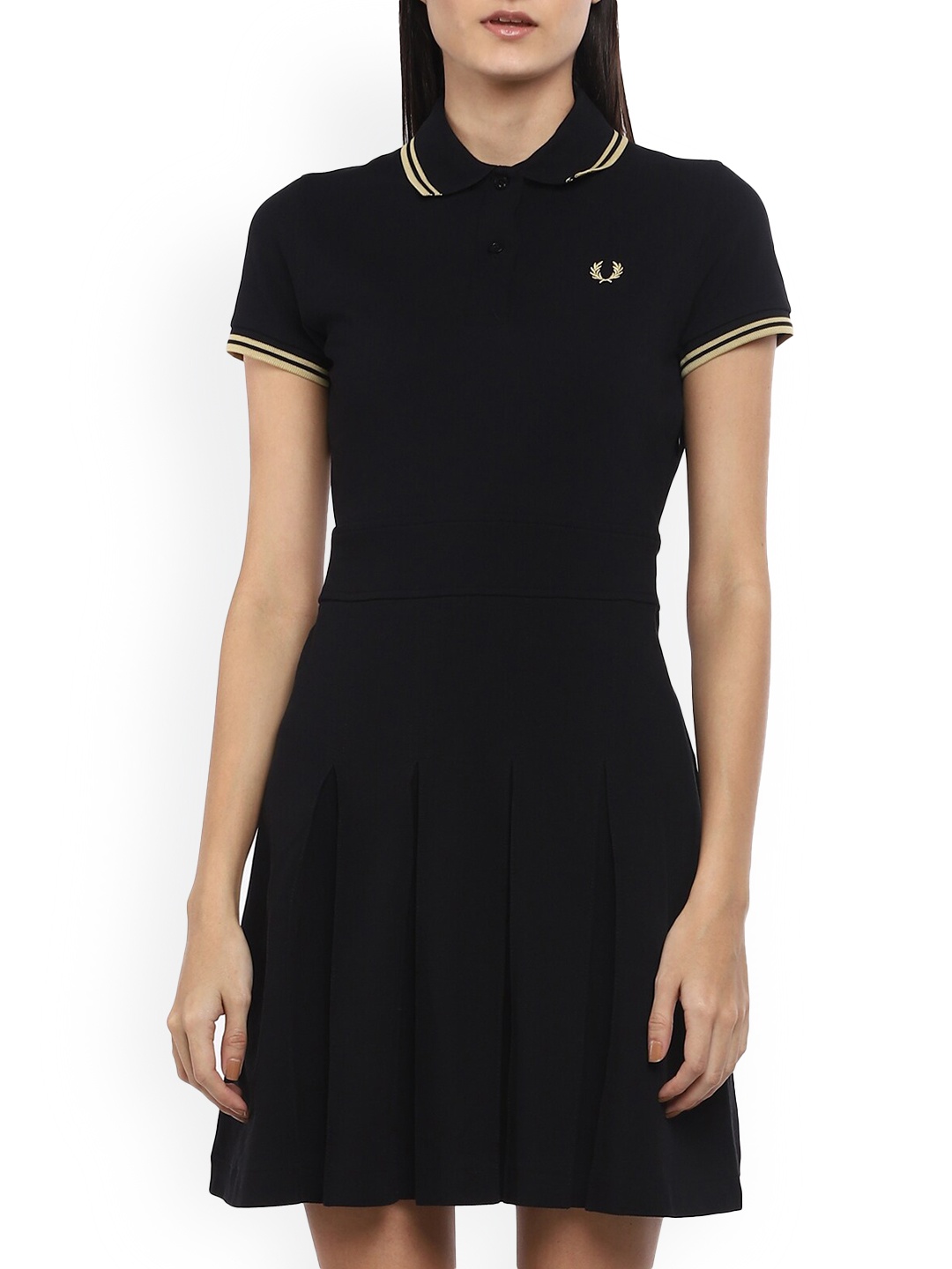 

Fred Perry Women Black T-shirt Dress