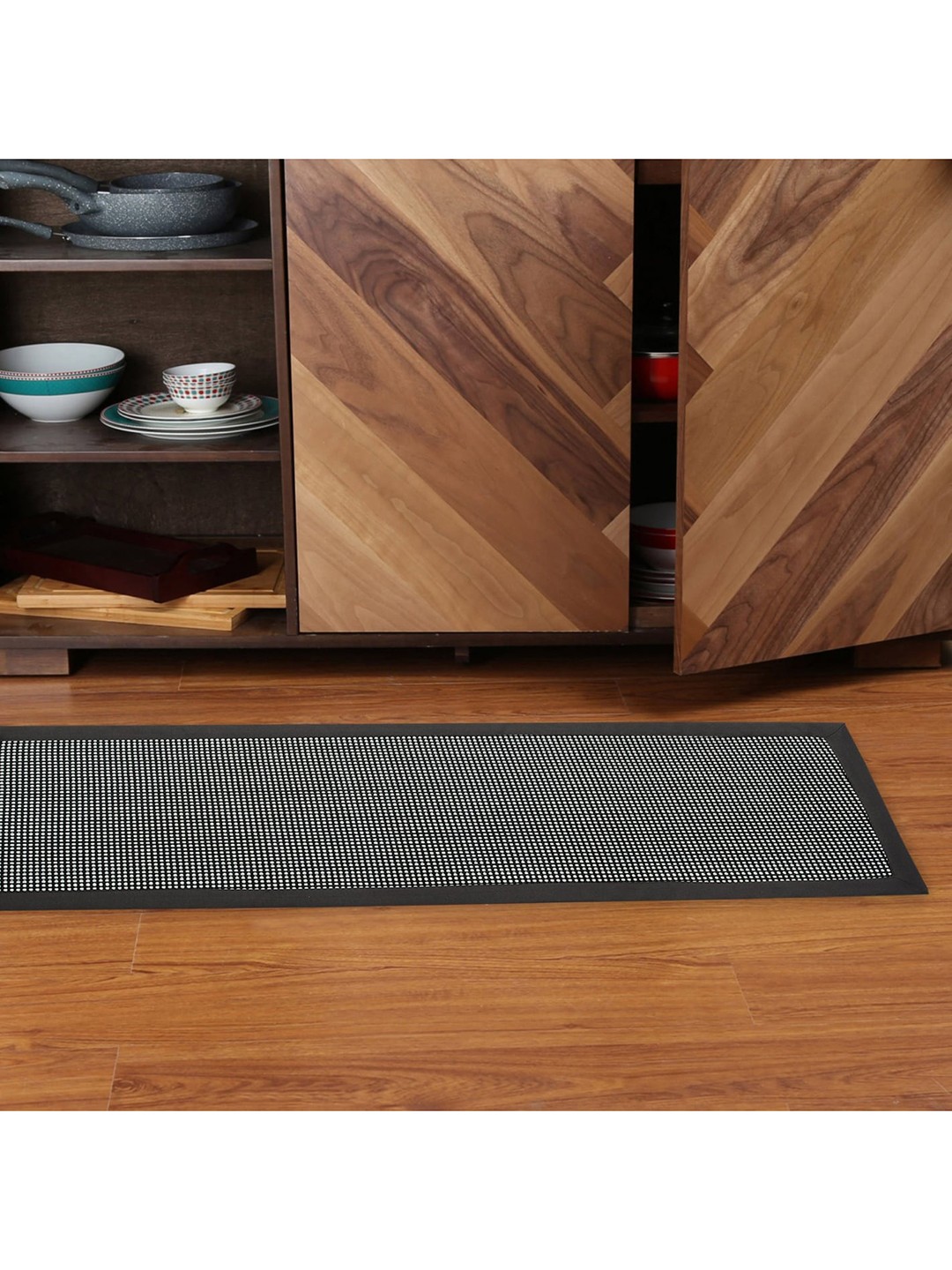 

Home Centre Grey & Black Cloud Textured Foldable Floor Mat