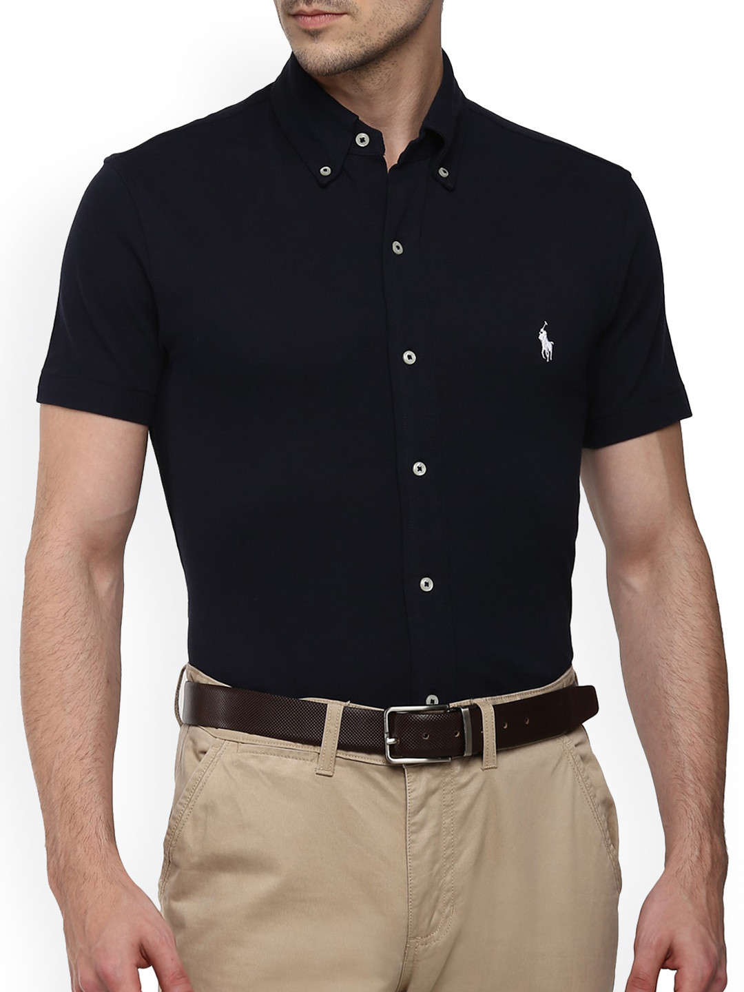 

Polo Ralph Lauren Men Navy Blue Casual Shirt