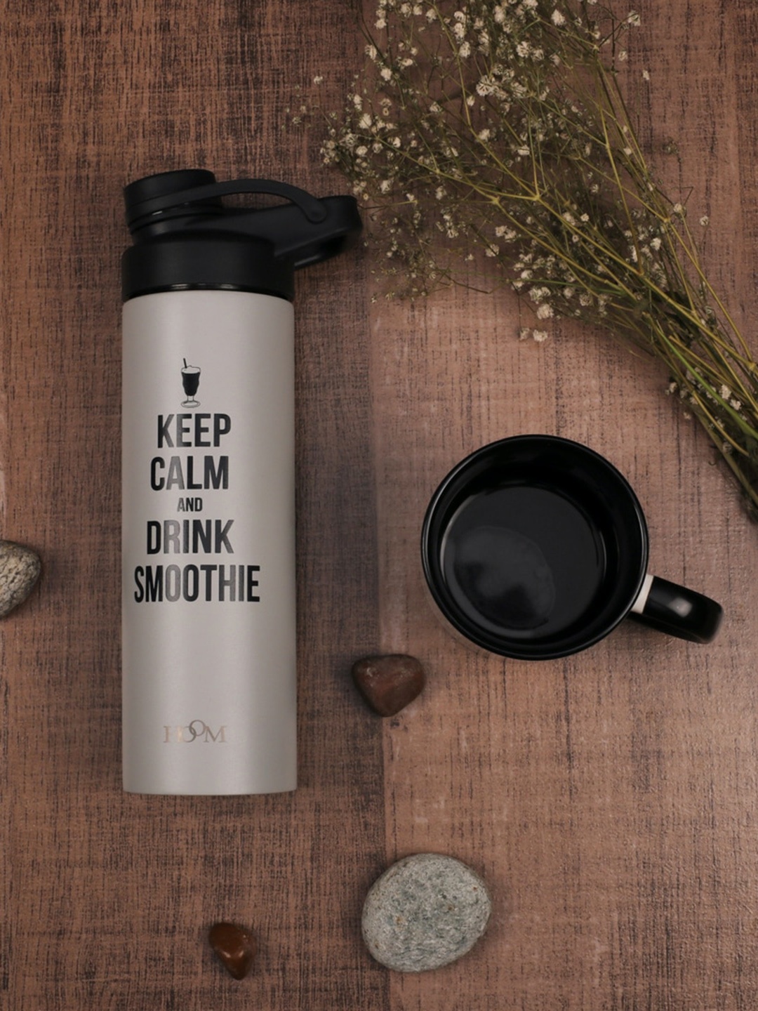 

HOOM HIGH White Quality Stainless Steel Double-Wall Bottle 500 ML