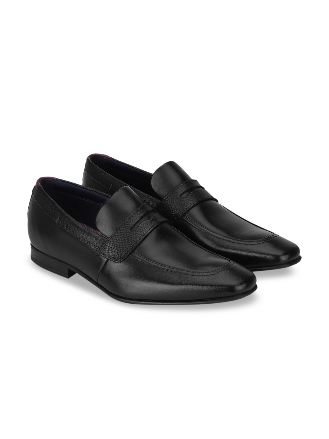 

Ted Baker Men Black Saddle Genuine Leather Loafer
