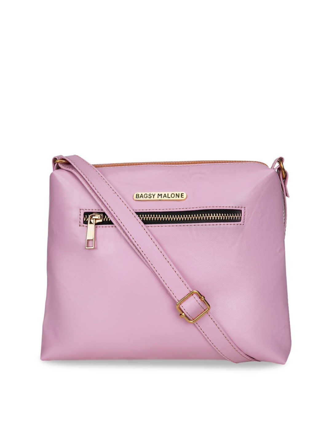 

Bagsy Malone Pink PU Structured Sling Bag