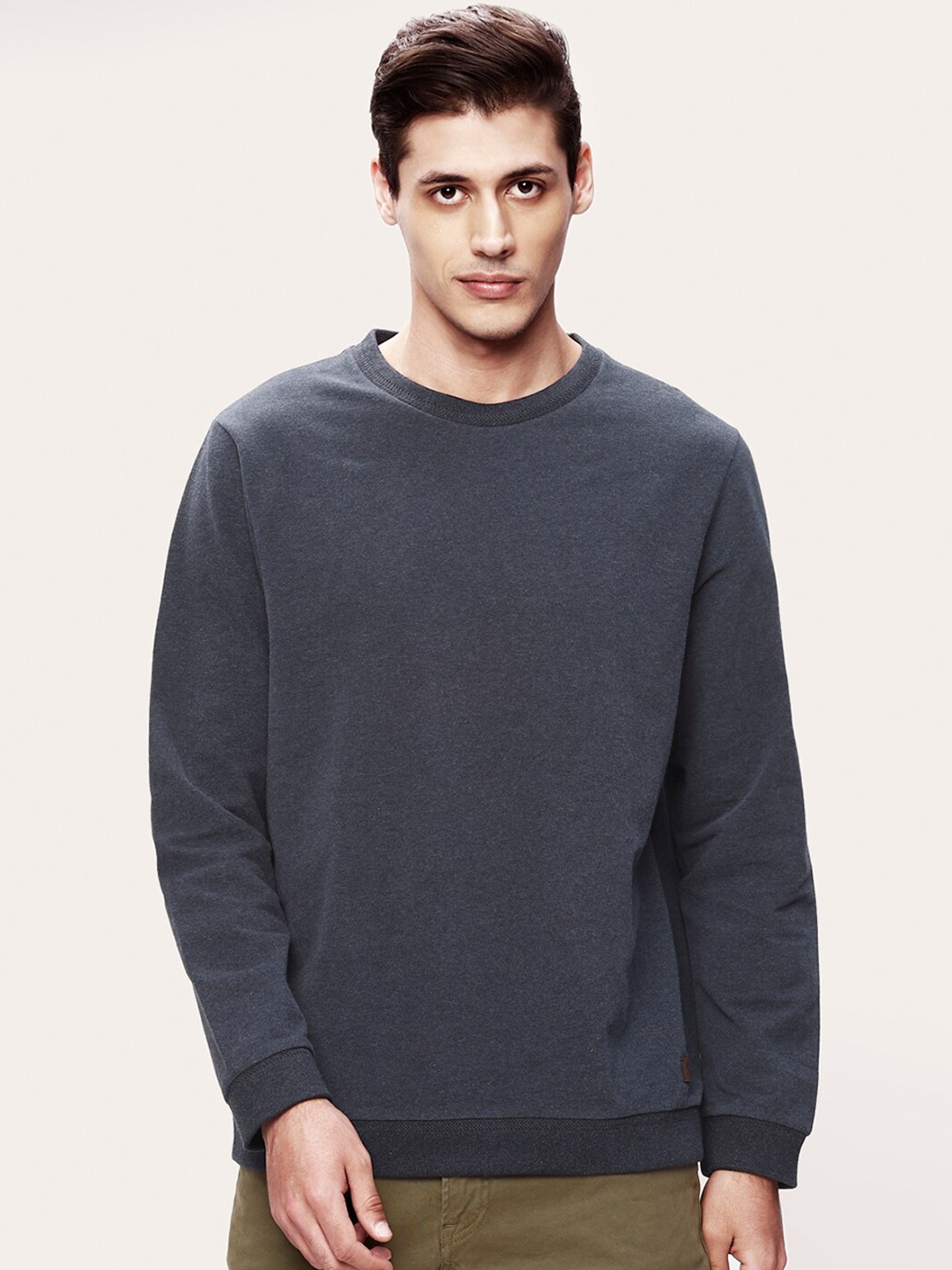 

HACKETT LONDON Men Navy Blue Sweatshirt