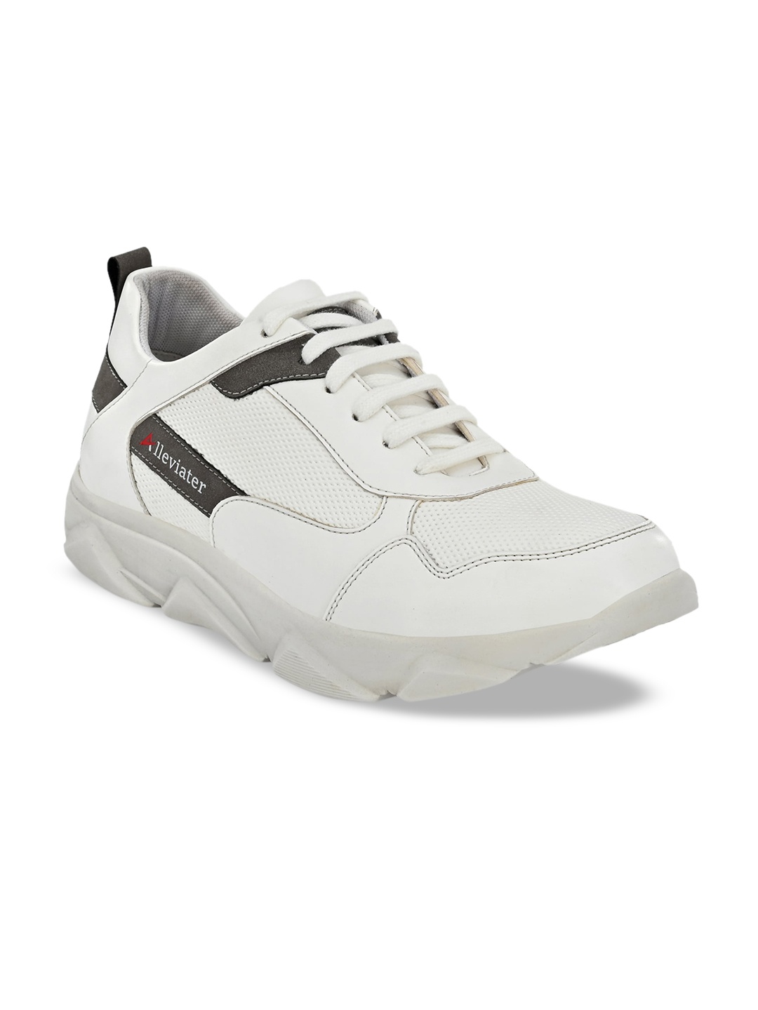 

Alleviater Men White Perforations Sneakers