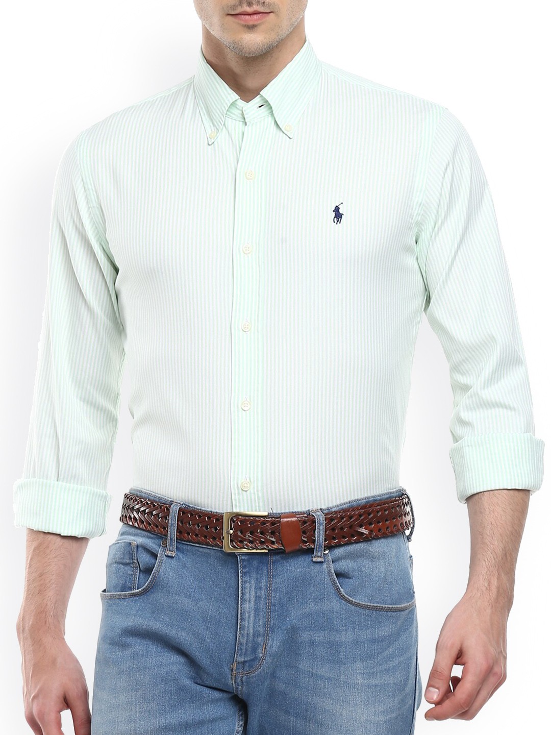 

Polo Ralph Lauren Men Green Casual Shirt
