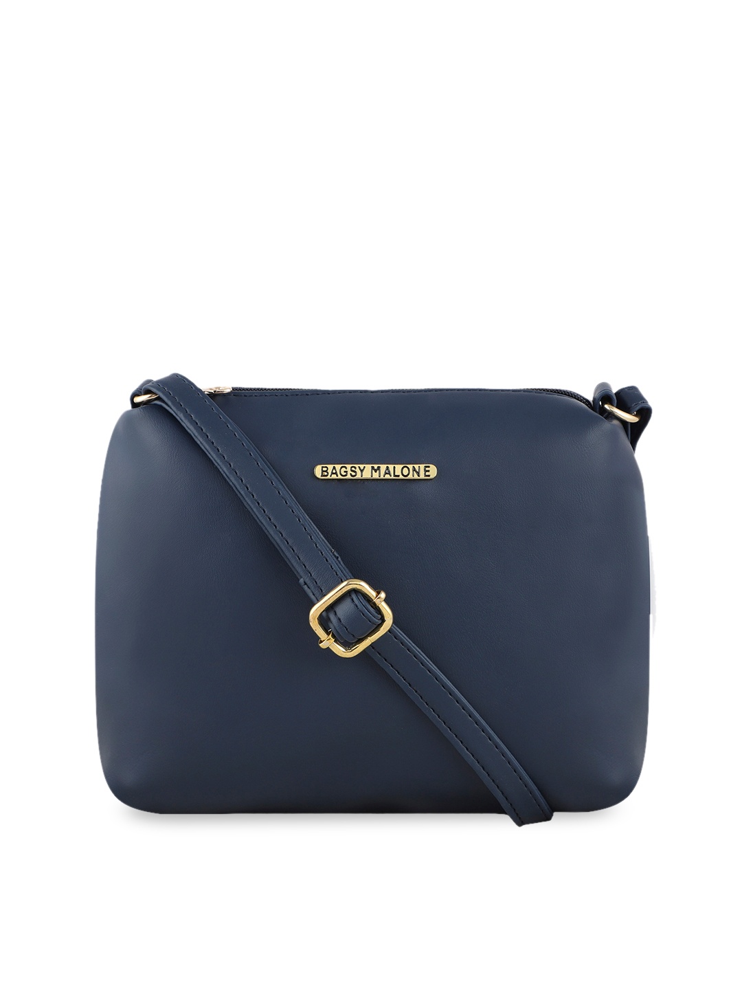 

Bagsy Malone Blue PU Structured Sling Bag
