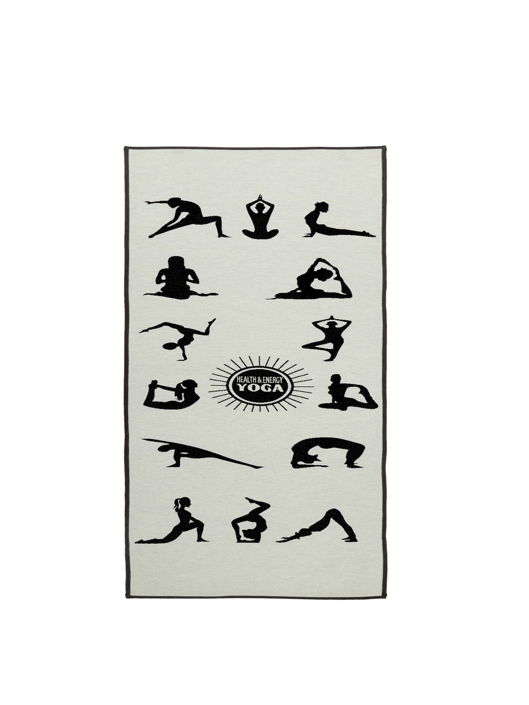 

BELLA TRUE White & Black Digital Printed Anti-Skid Yoga Mat