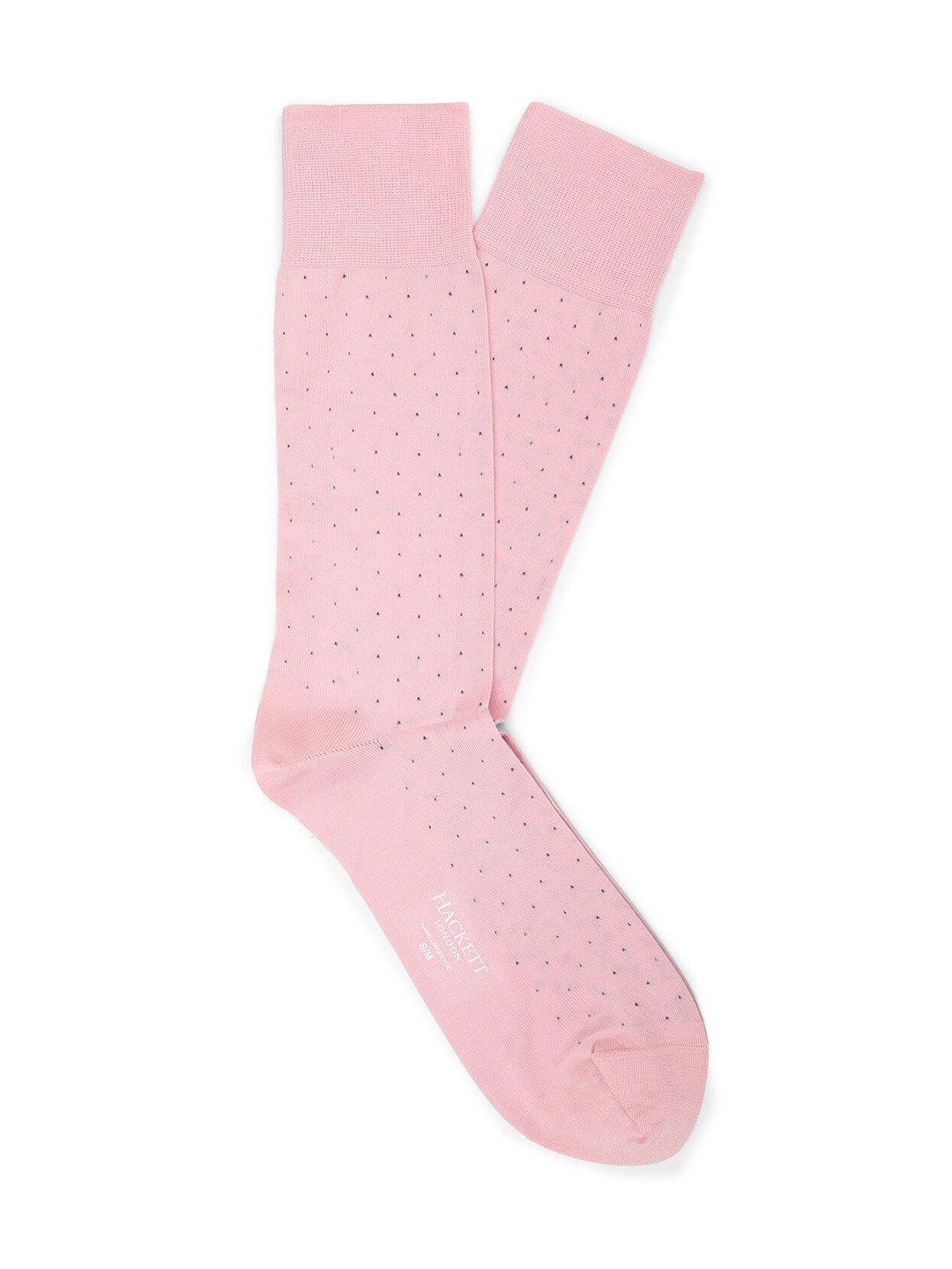 

HACKETT LONDON Men Pink & Blue Printed Knee-Length Cotton Socks