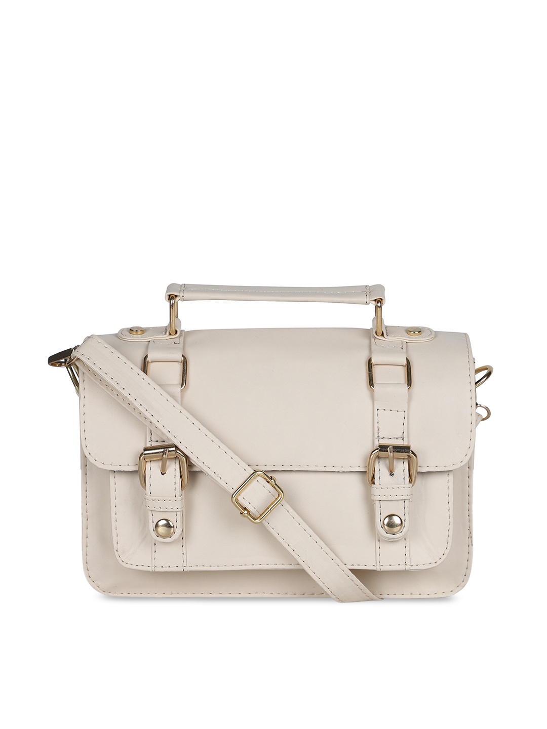 

Bagsy Malone White PU Oversized Swagger Sling Bag