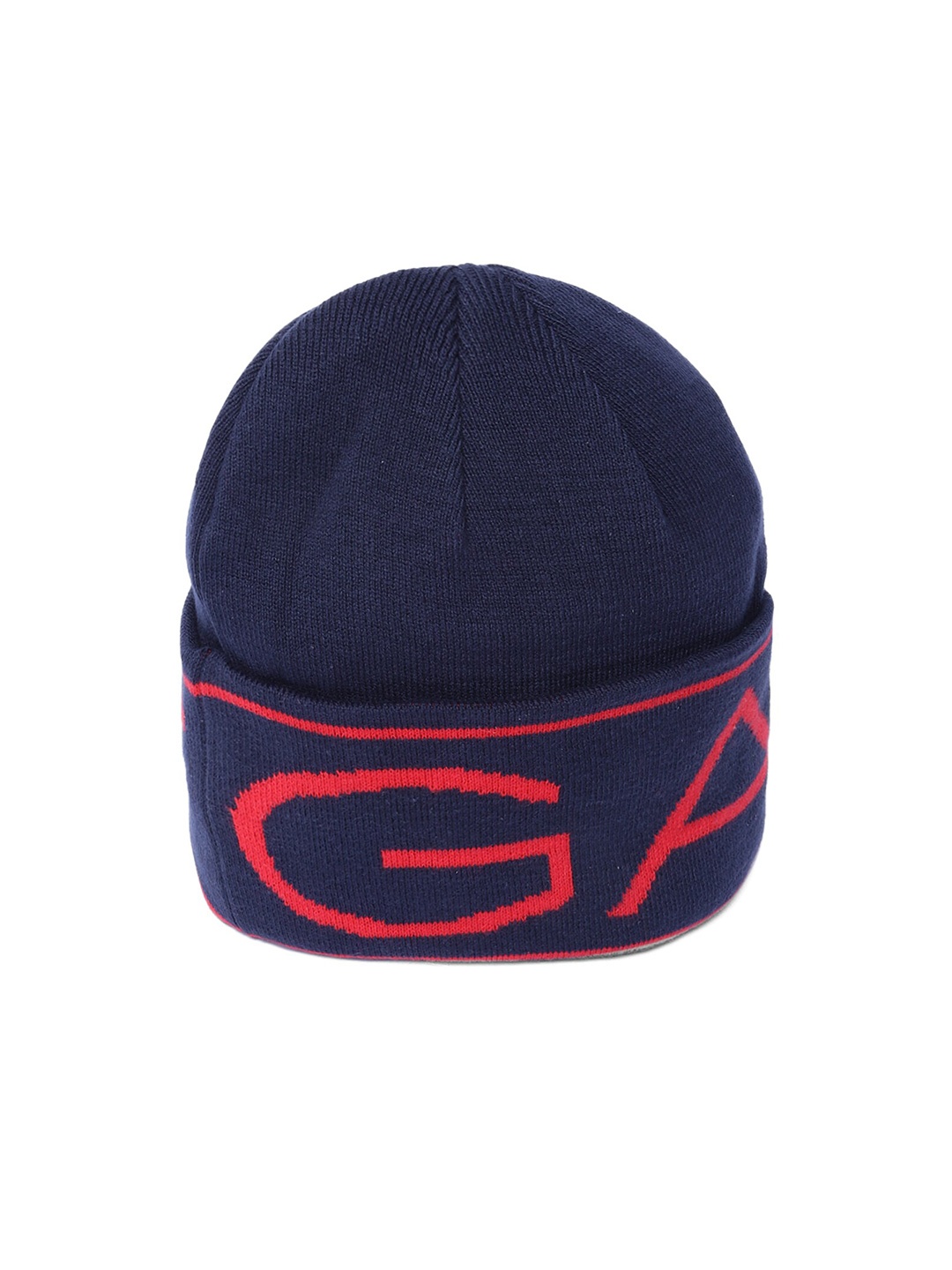 

GANT Men Blue & Red Beanie