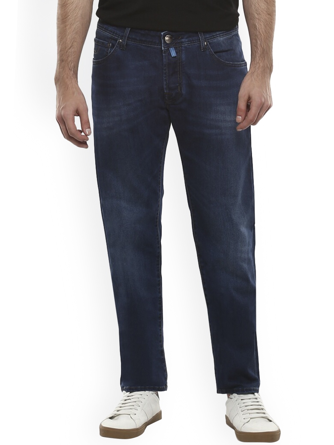 

Jacob Cohen Men Blue Straight Fit Light Fade Jeans
