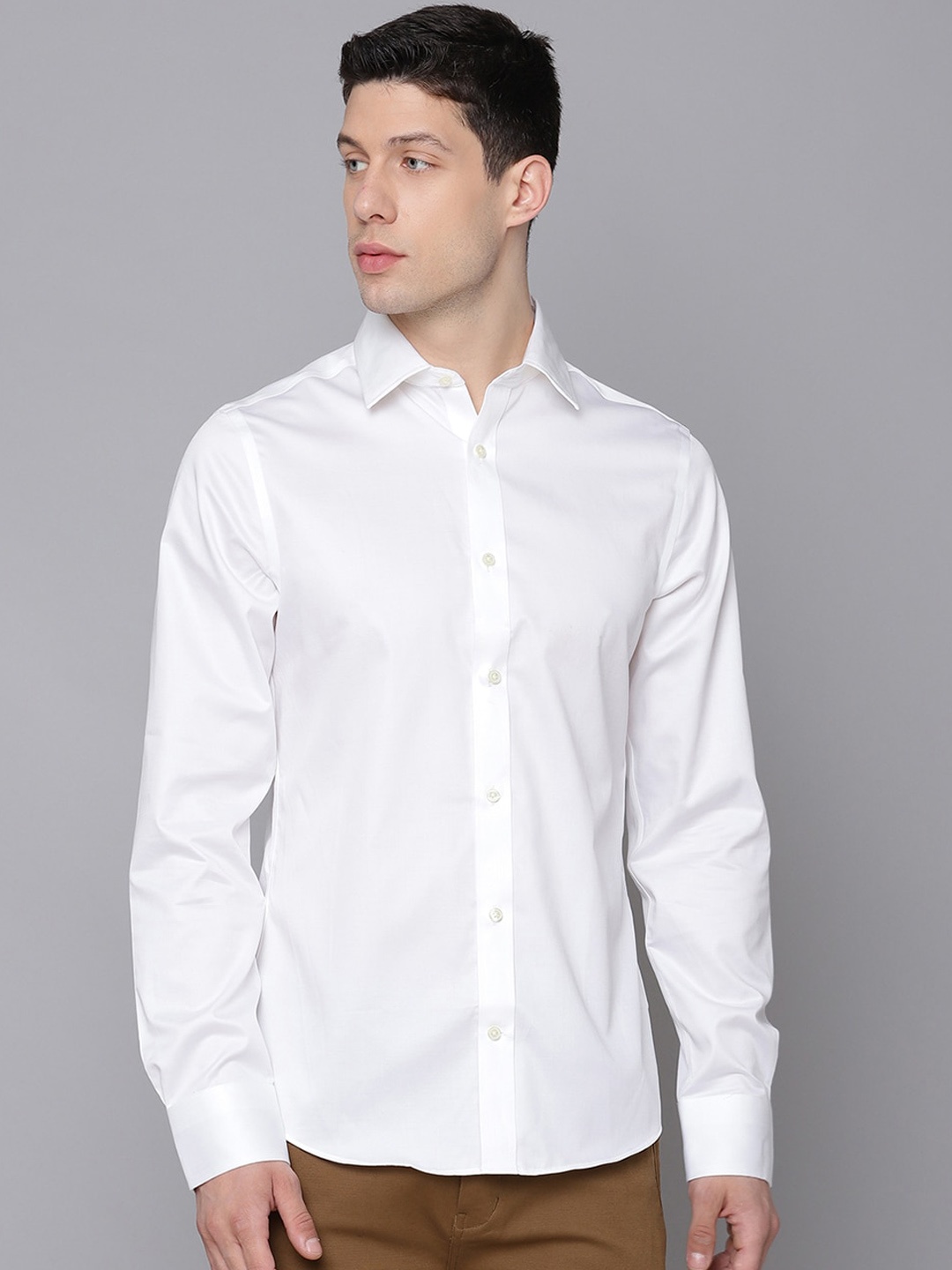 

GANT Men White Slim Fit Casual Shirt