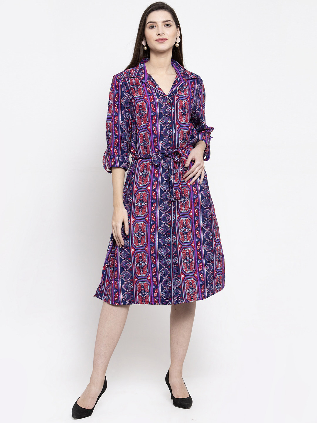 

Purple State Purple Shirt Dress