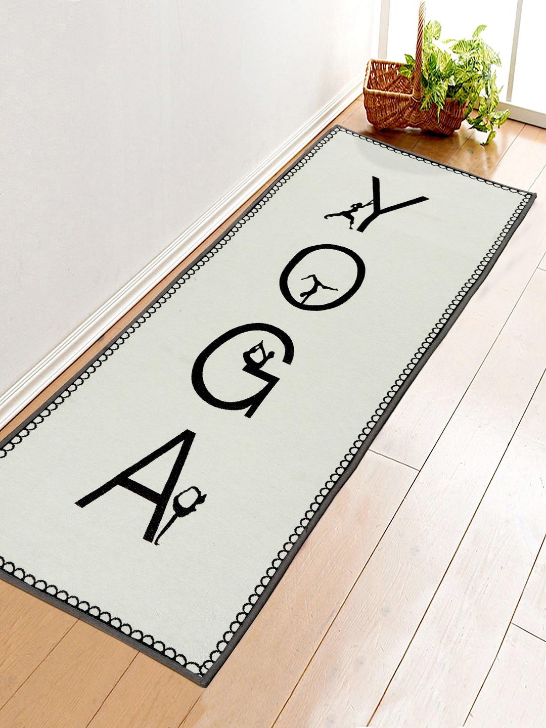 

BELLA TRUE White Digital Printed Anti-Skid Yoga Mat