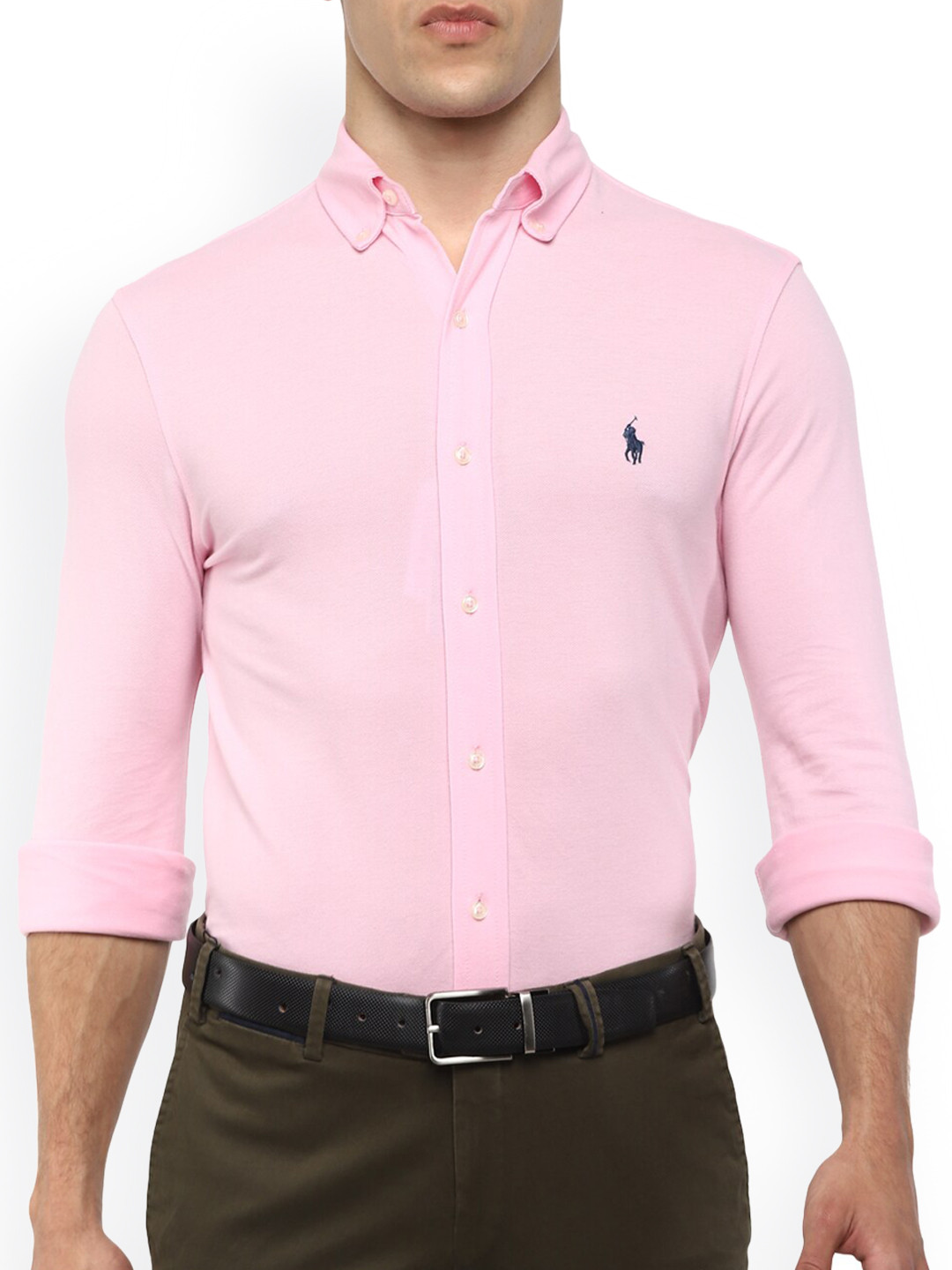 

Polo Ralph Lauren Men Pink Casual Shirt
