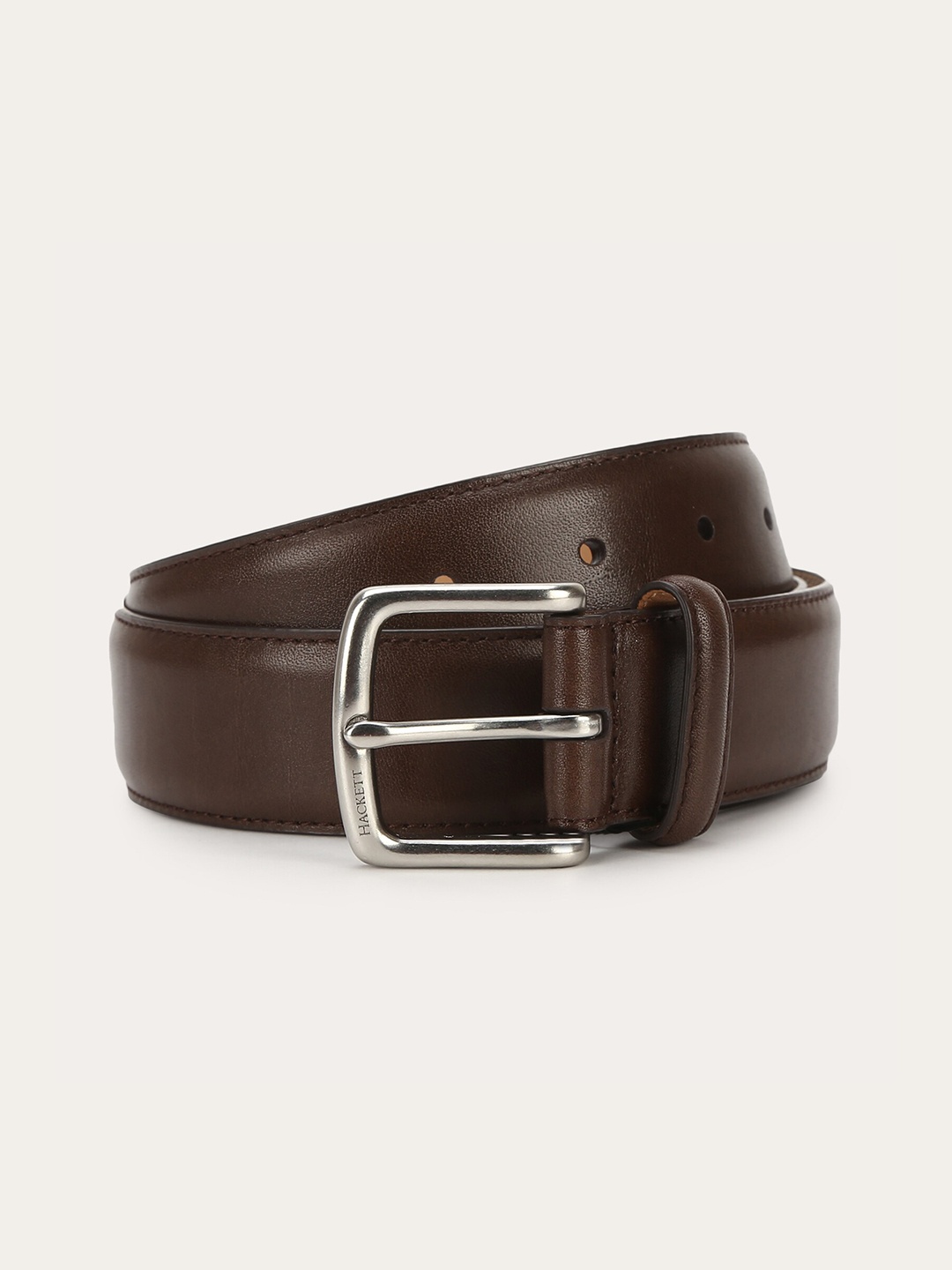 

HACKETT LONDON Men Brown Leather Formal Belt