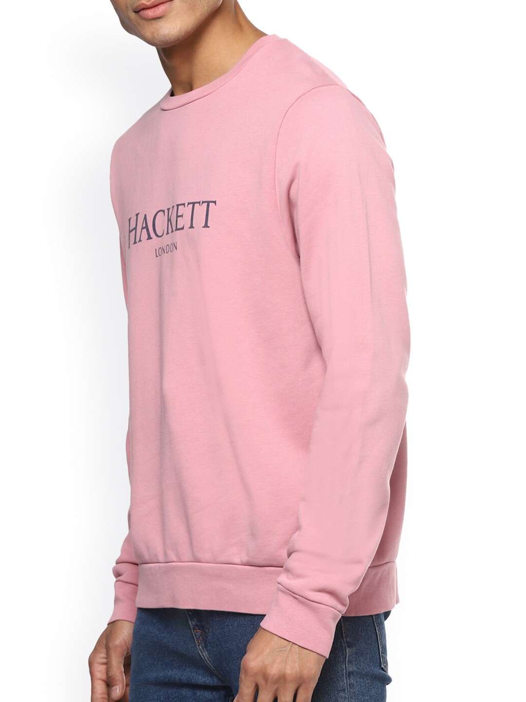

HACKETT LONDON Men Pink Printed Sweatshirt