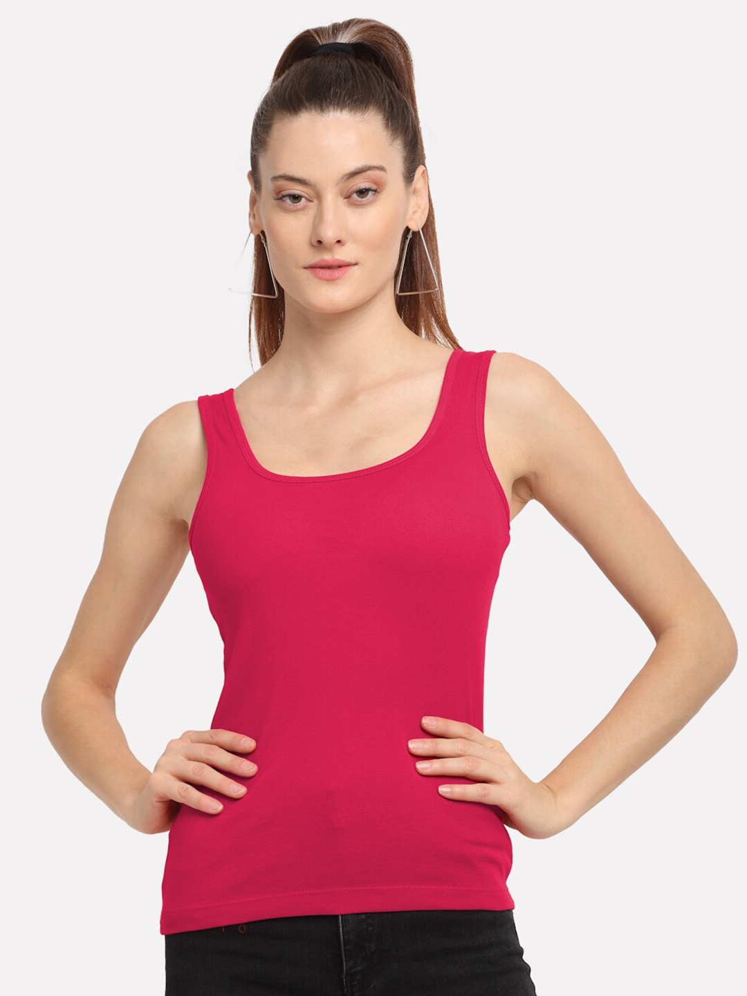 

Women Friskers Pink Tank Top