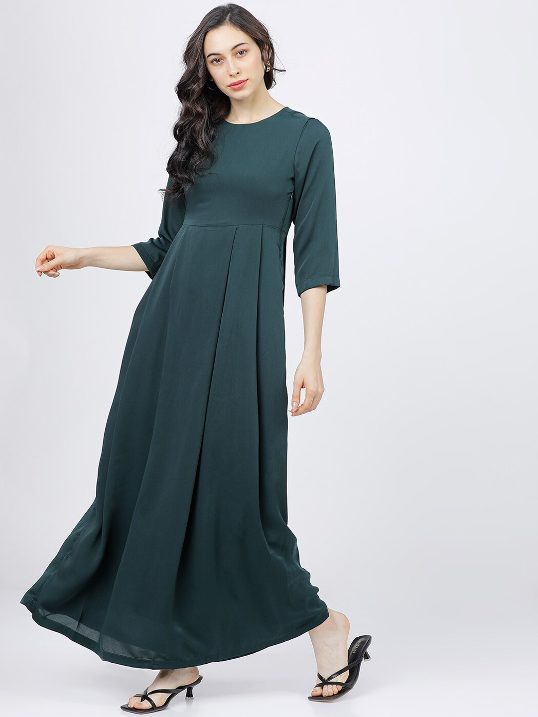 

Tokyo Talkies Green Maxi Dress