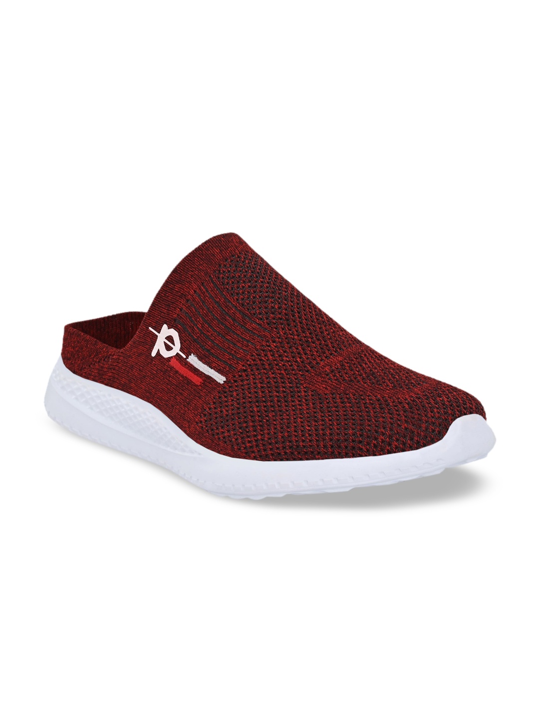 

Provogue Men Red Woven Design Slip-On Sneakers