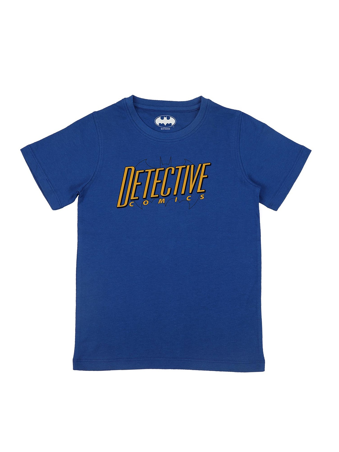 

Batman Boys Blue Typography Printed Pure Cotton T-shirt