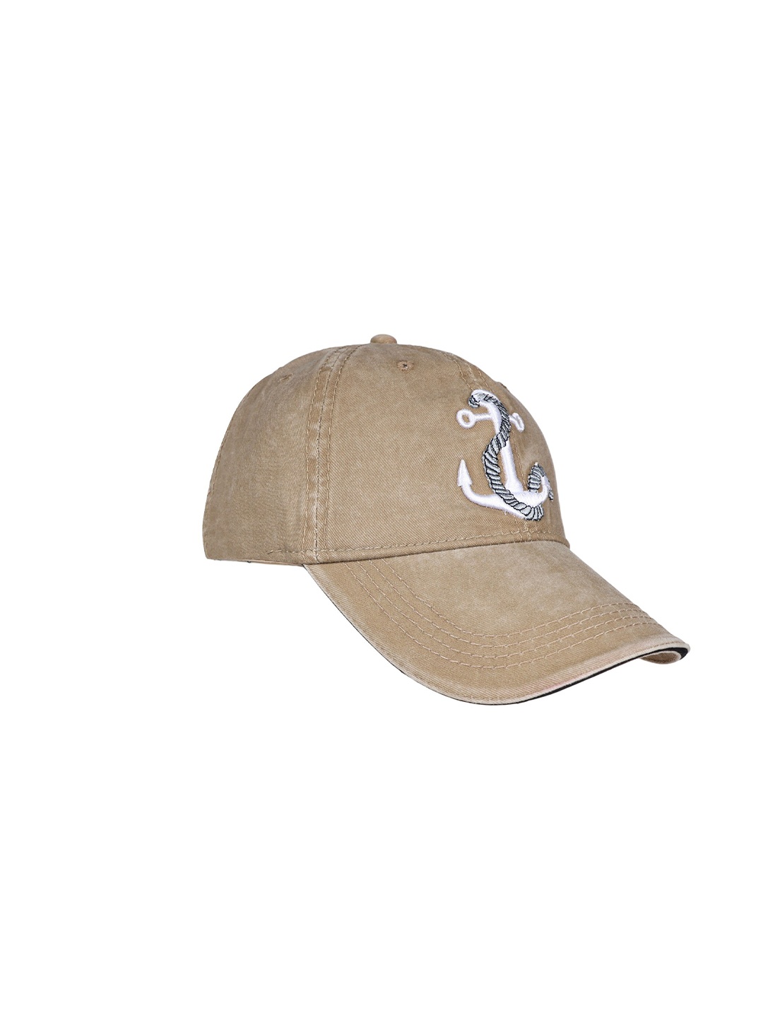

FabSeasons Unisex Beige & White Baseball Cap