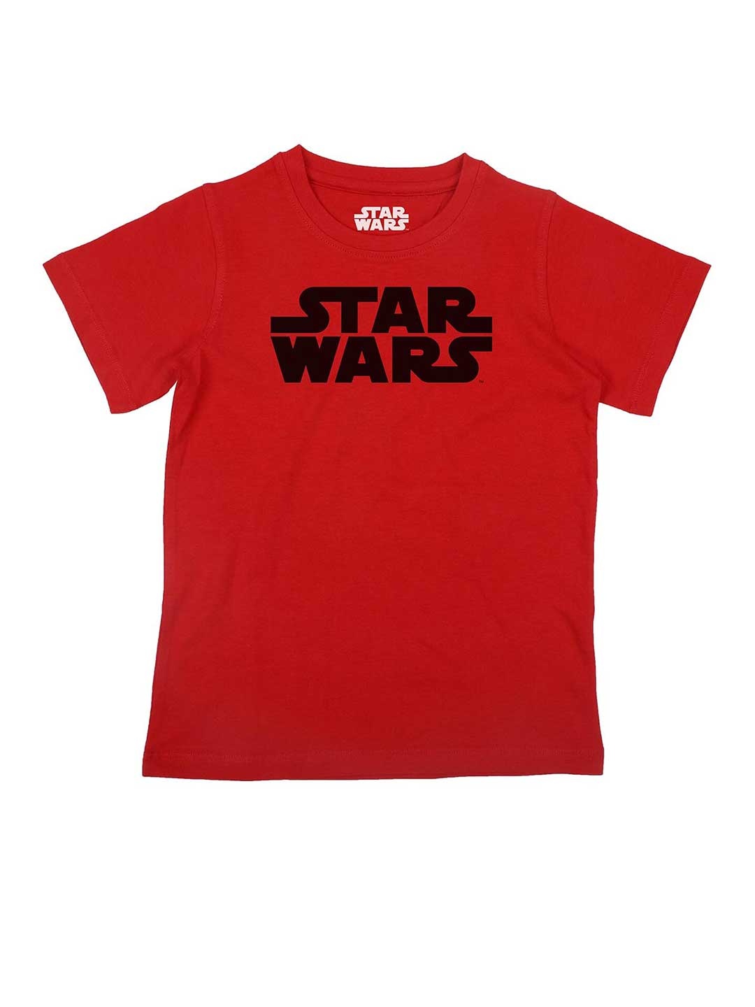 

Star Wars by Wear Your Mind Boys Red Typography Printed T-shirt