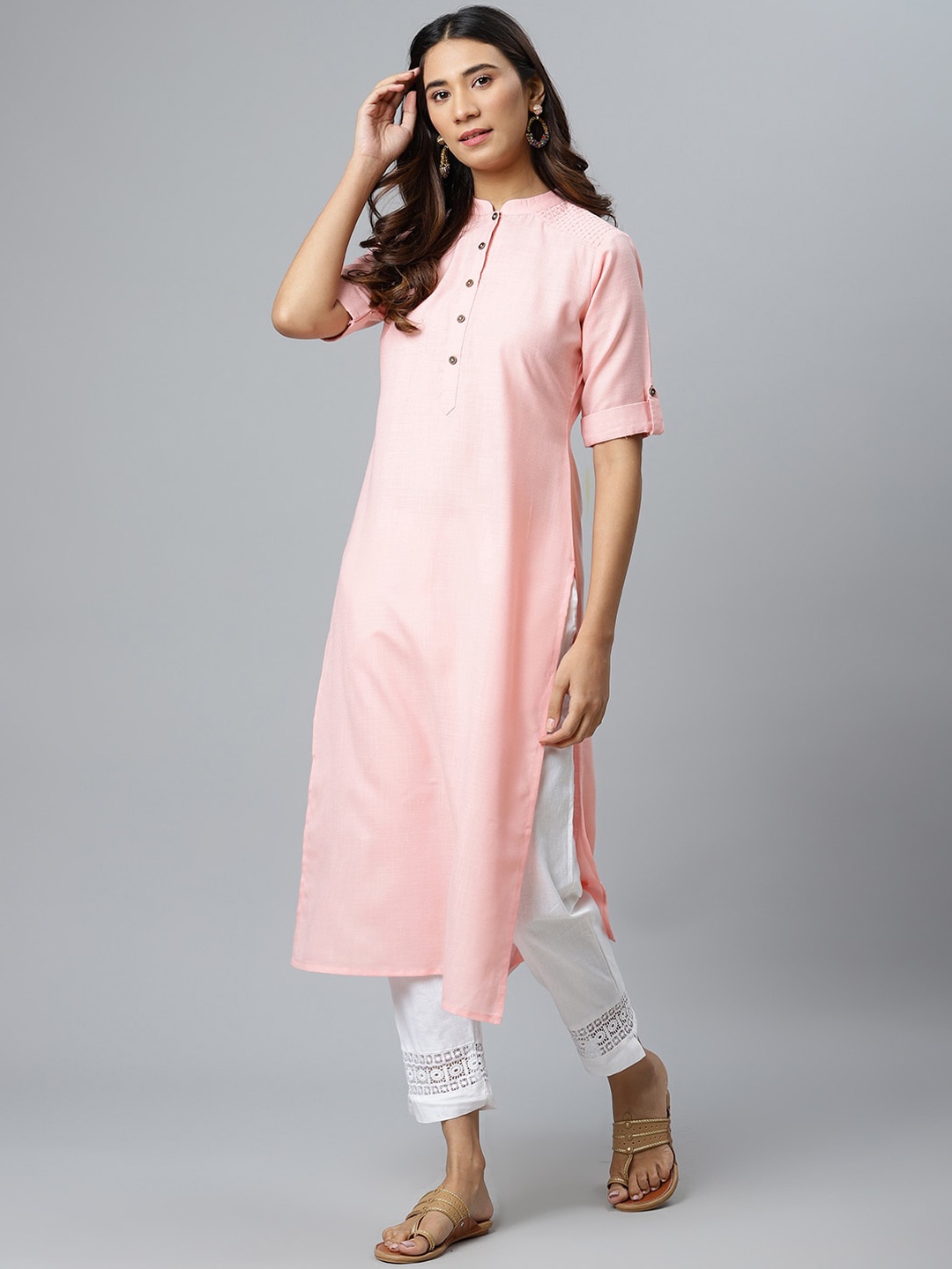 

Gerua By Libas Women Pink Pathani Kurta