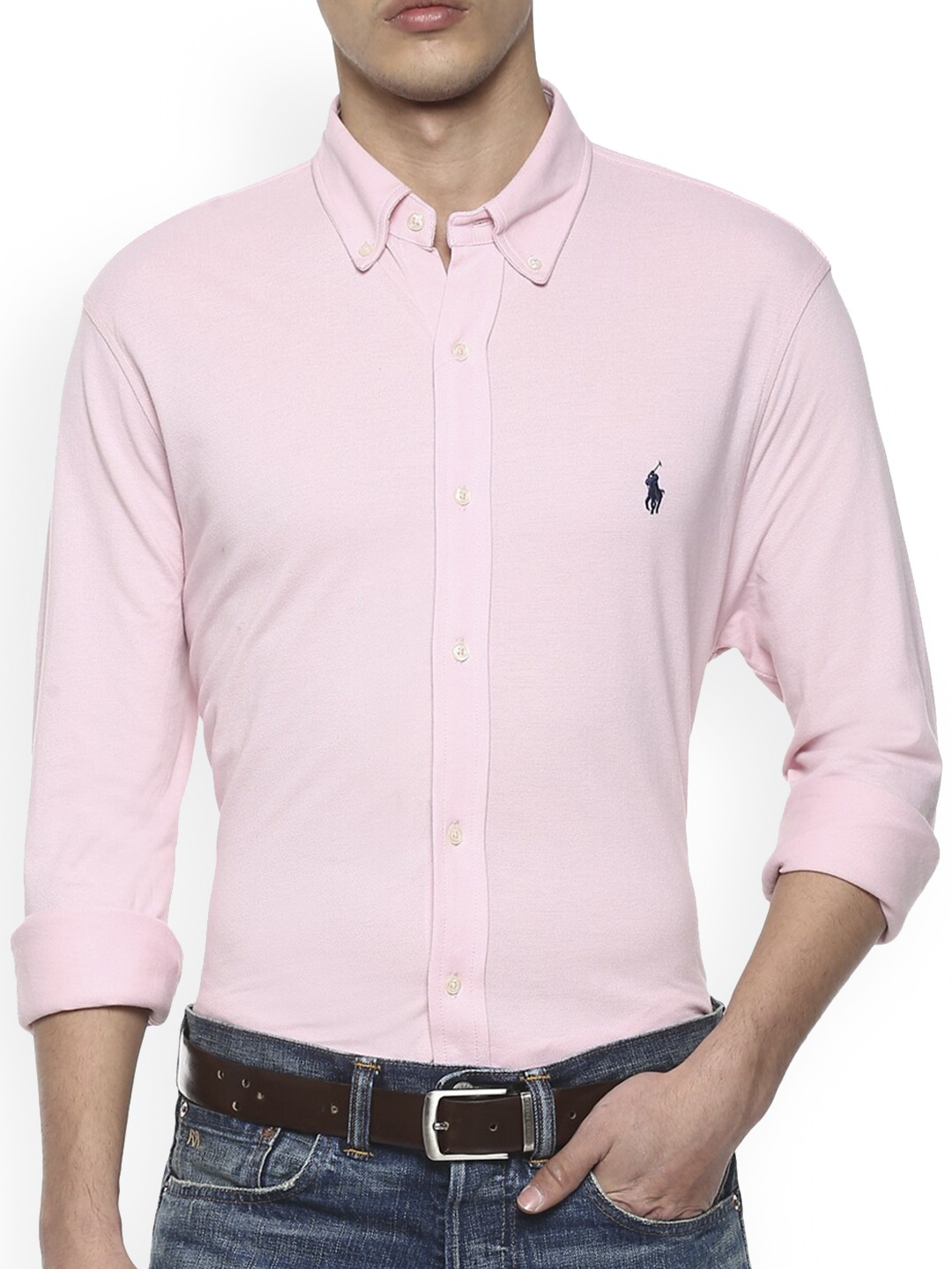 

Polo Ralph Lauren Men Pink Casual Shirt