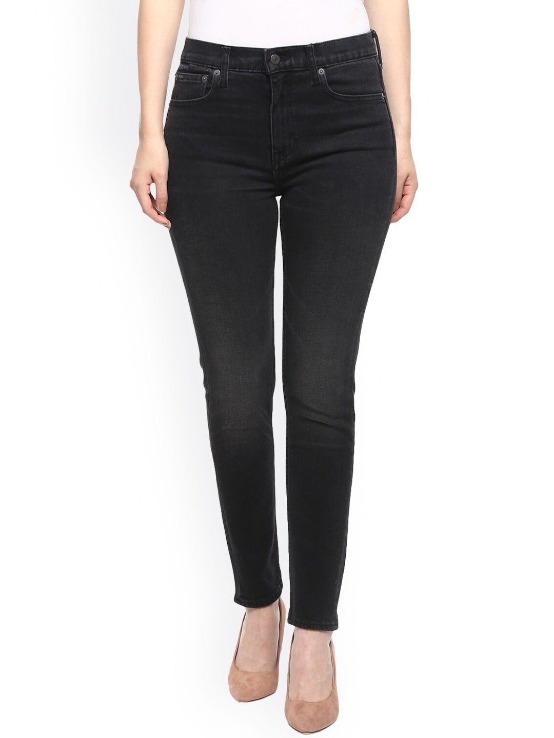 

Polo Ralph Lauren Women Black Skinny Fit Jeans