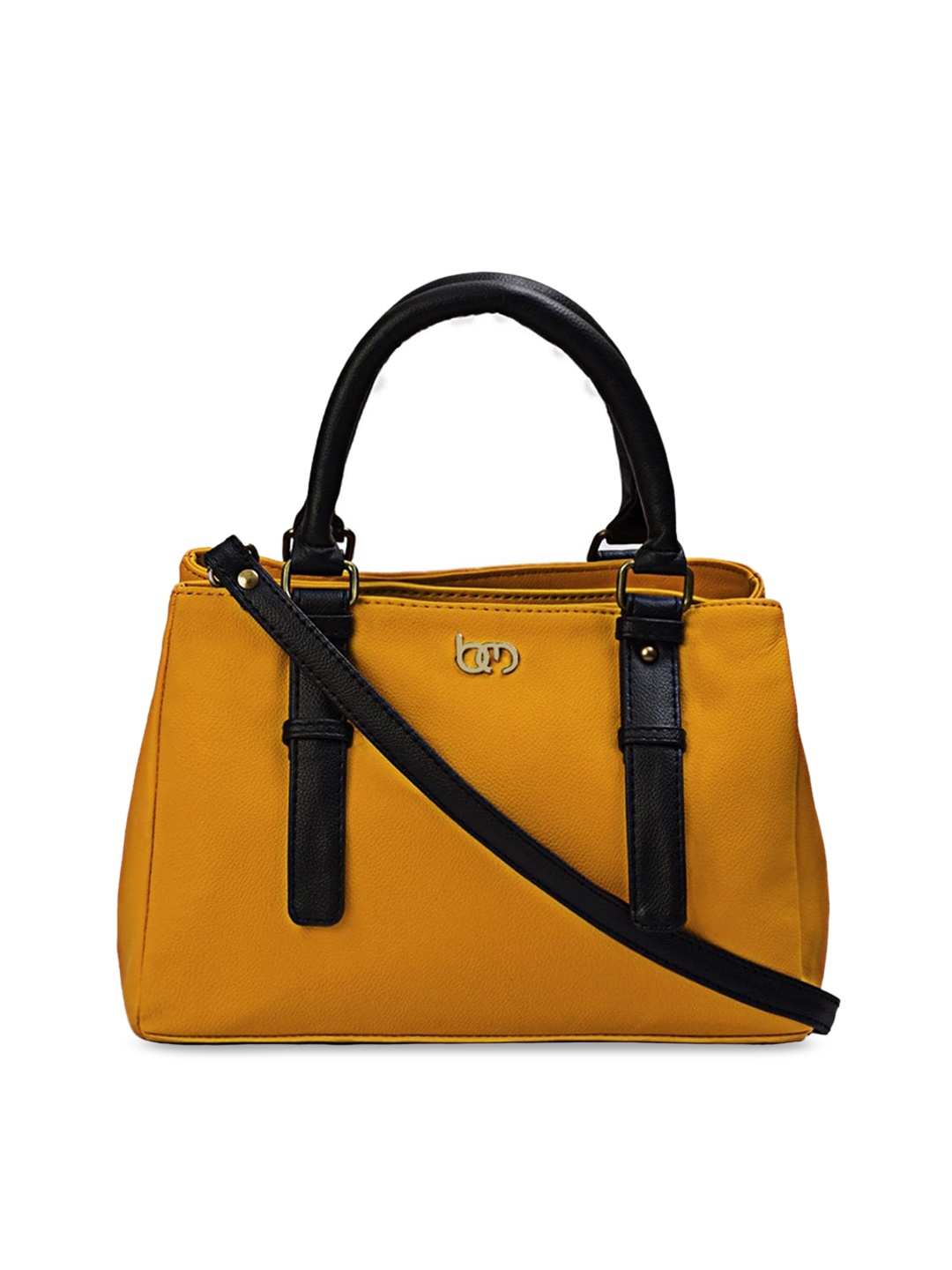 

Bagsy Malone Yellow PU Structured Handheld Bag