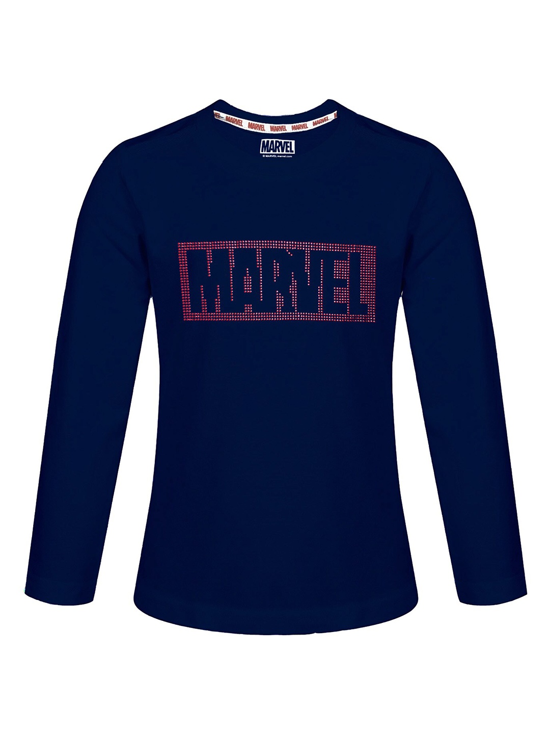 

Marvel Boys Blue Red Marvel Printed Cotton Pure Cotton T-shirt
