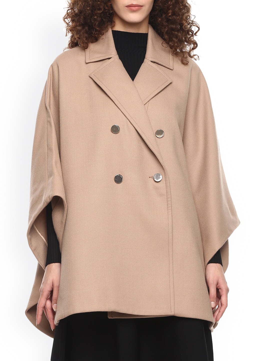 

Ted Baker Women Tan Double Breasted Tailored Jacket