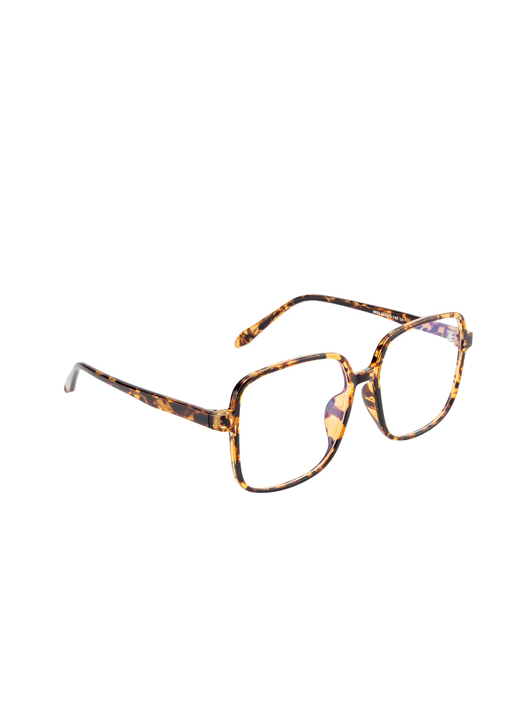 

Ted Smith Unisex Brown Tortoise Shell Design Full Rim Square Frames