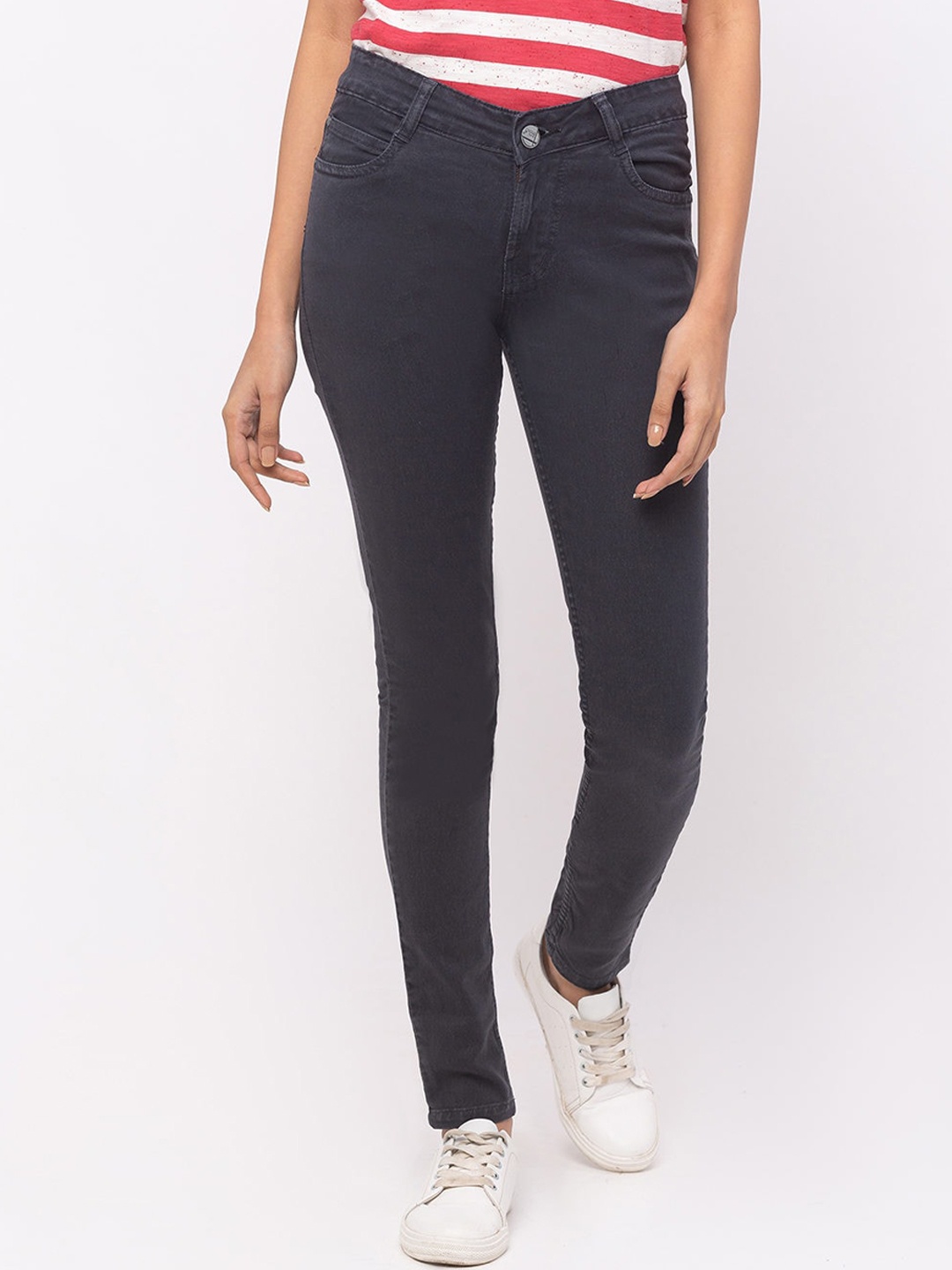 

ZOLA Women Grey Slim Fit Jeans