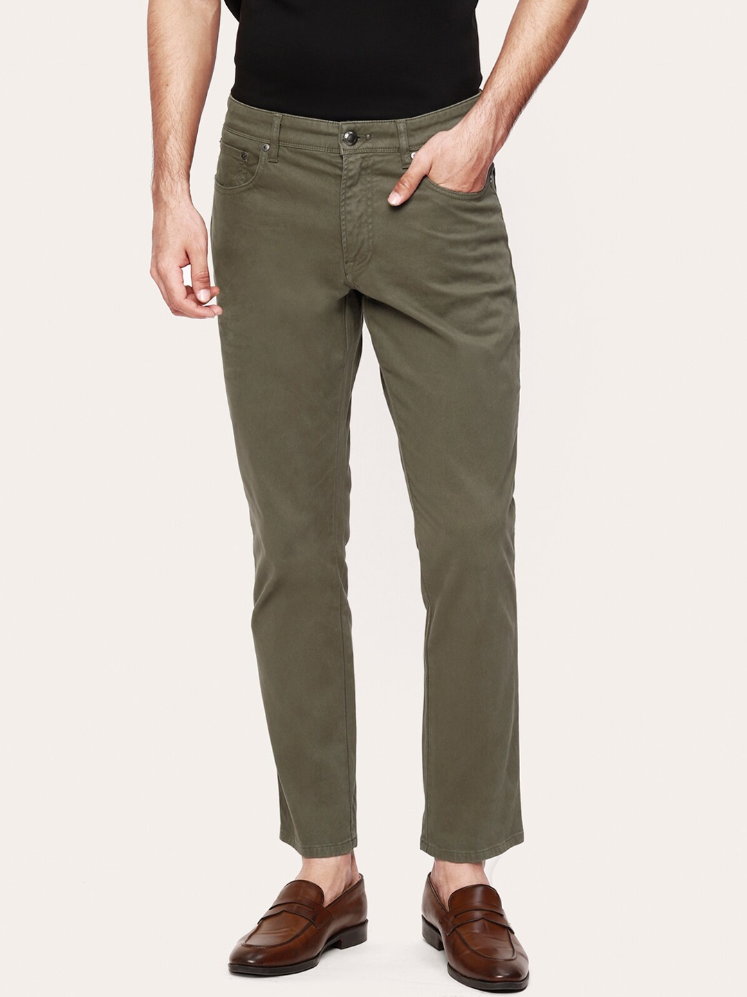 

HACKETT LONDON Men Olive Jeans