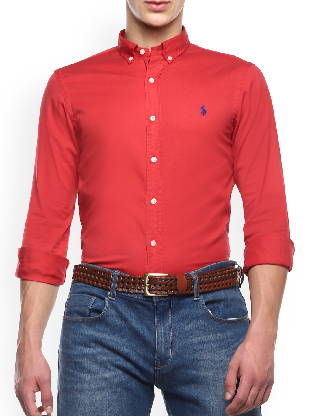 

Polo Ralph Lauren Men Red Casual Shirt