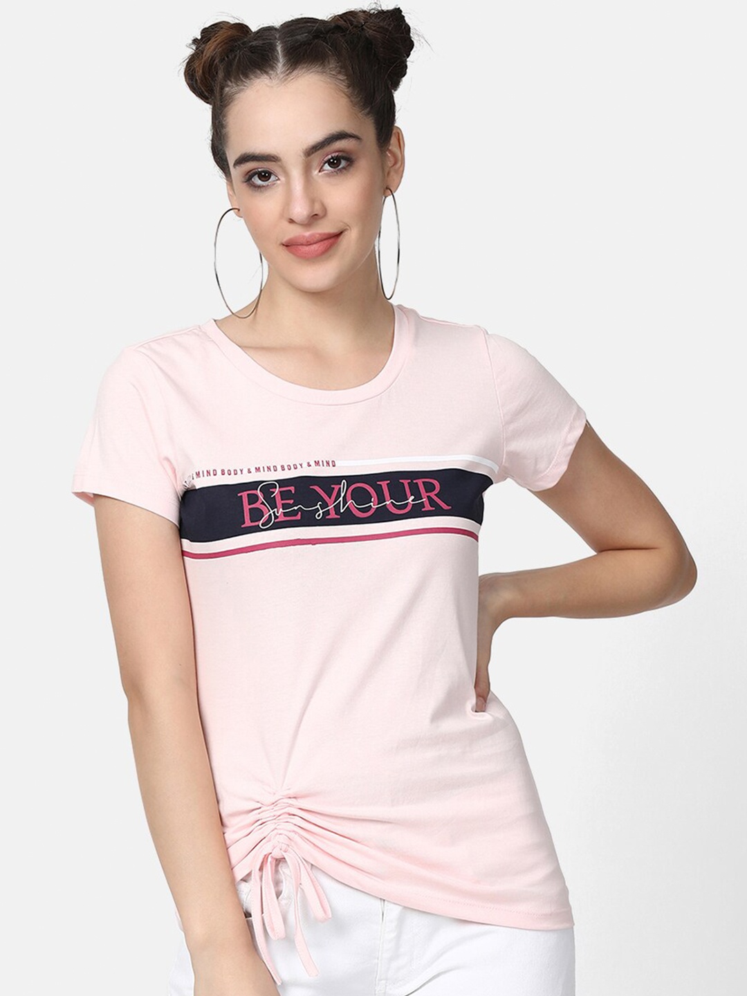

V2 Value & Variety Pink Regular Top