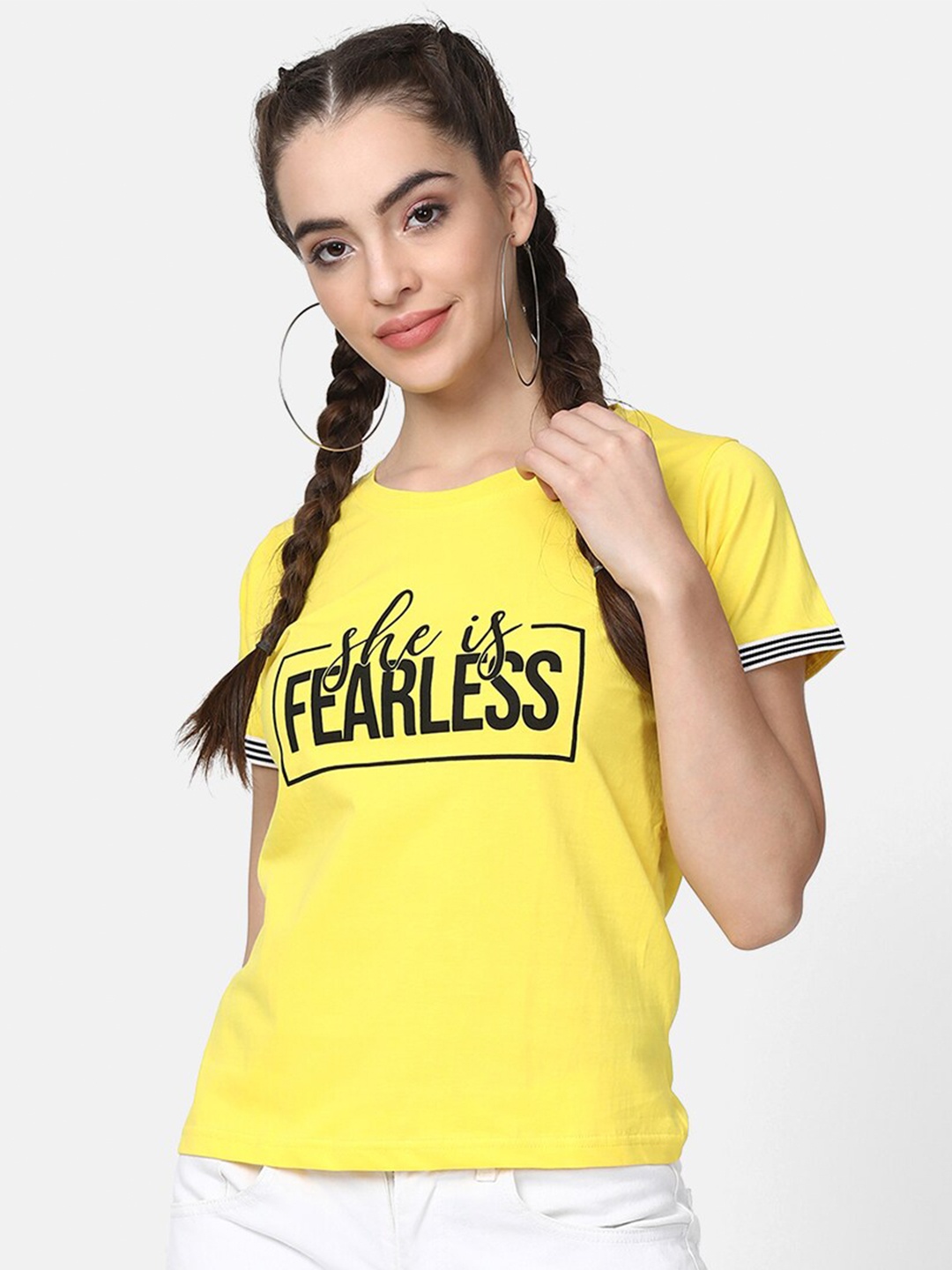 

V2 Value & Variety Mustard Yellow Regular Top