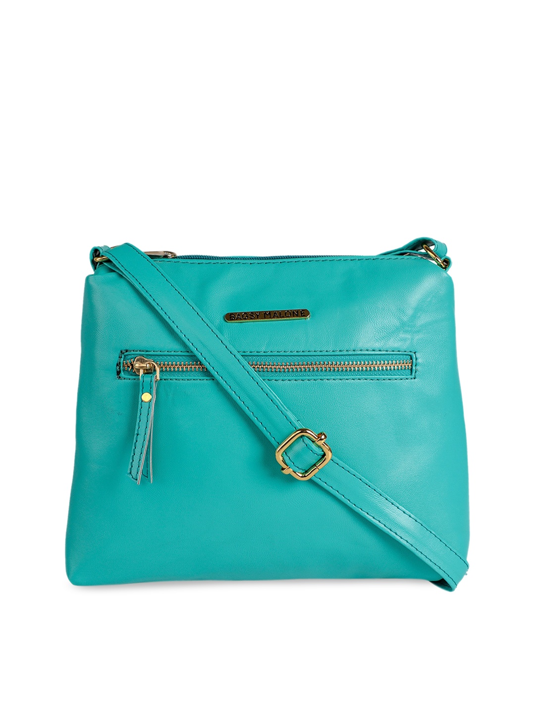 

Bagsy Malone Blue PU Structured Sling Bag