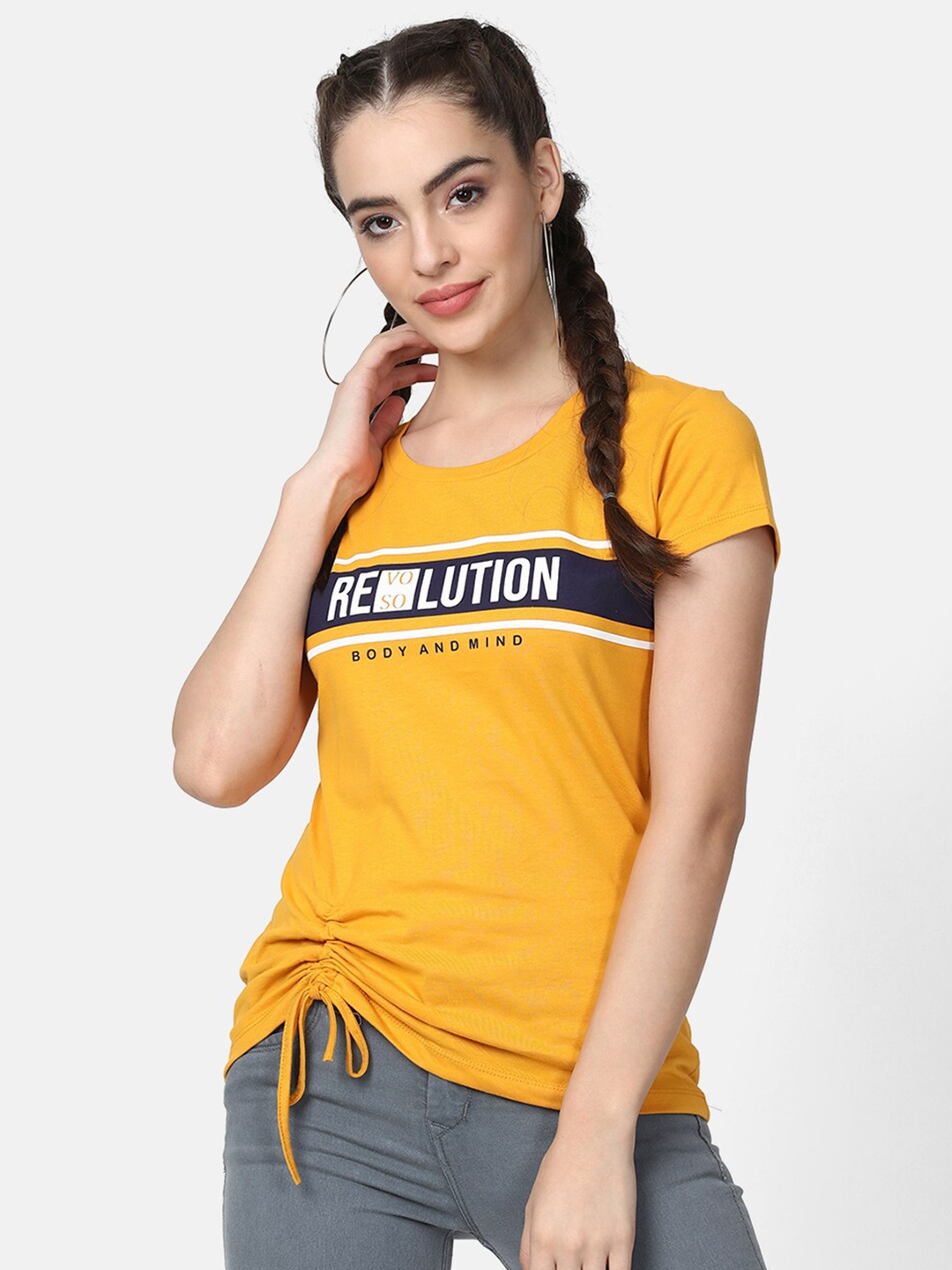 

V2 Value & Variety Mustard Regular Top