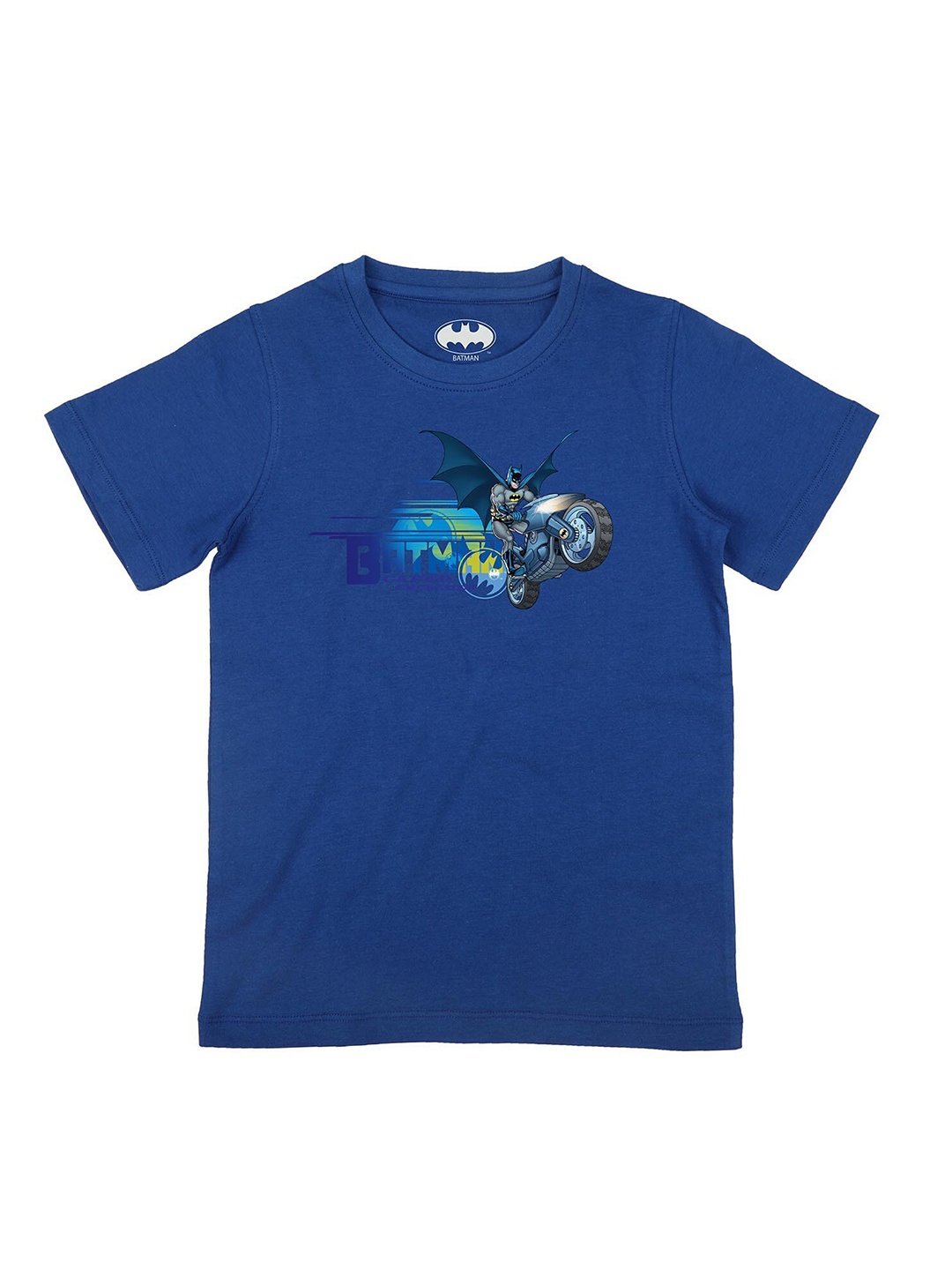 

Batman Boys Blue Printed T-shirt