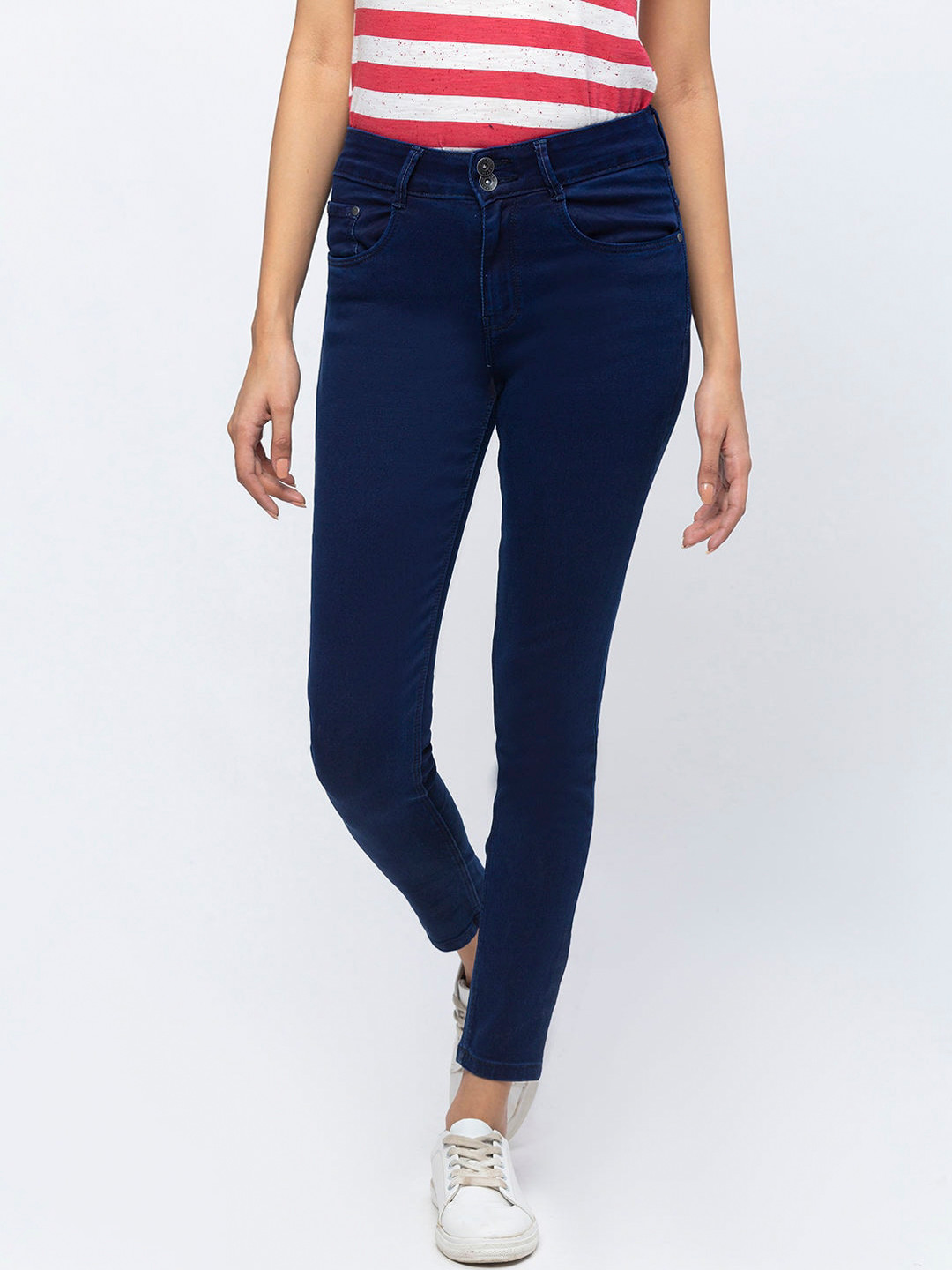 

ZOLA Women Blue Ankle Length Slim Fit Jeans