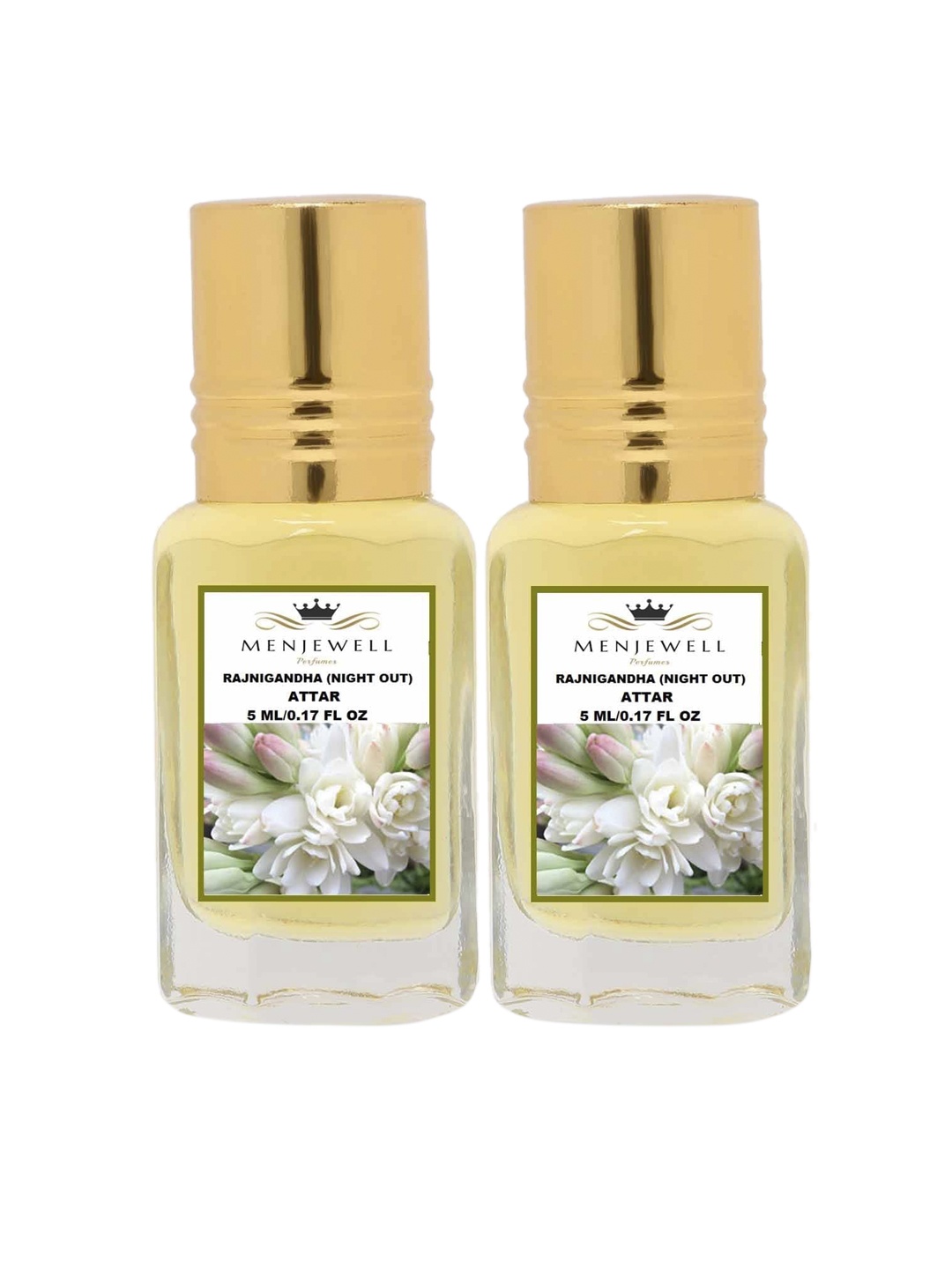 Menjewell Transparent Rajnigandha Perfume Combo