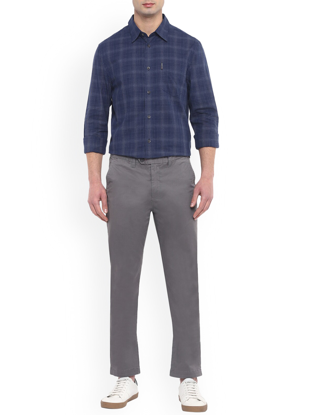 

Ted Baker Men Grey Formal Trousers Formal Trousers Formal Trousers