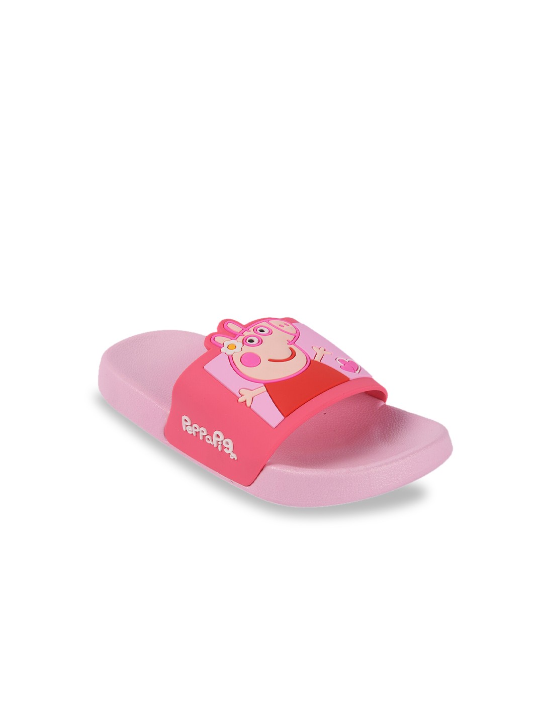 

Yellow Bee Girls Pink Peppa Pig Sliders
