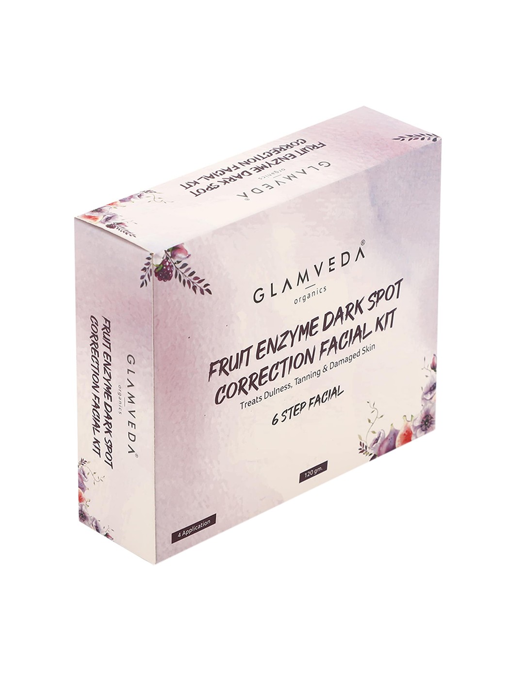 

Glamveda Women AHA Fruit Enzyme Dark Spot Correction Facial Kit 120gm, Purple