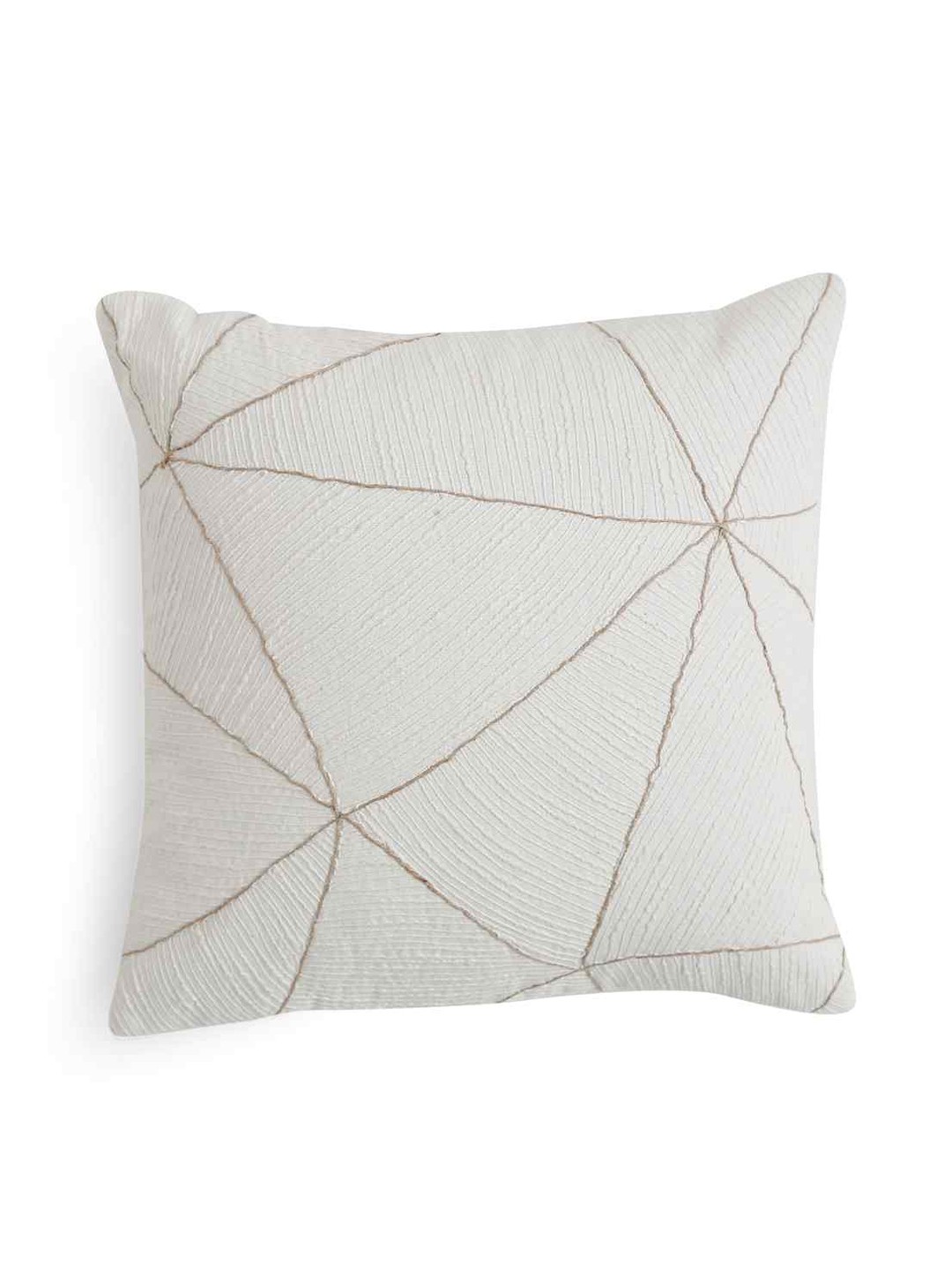 

Amoliconcepts Off White Embroidered Square Cushion Covers