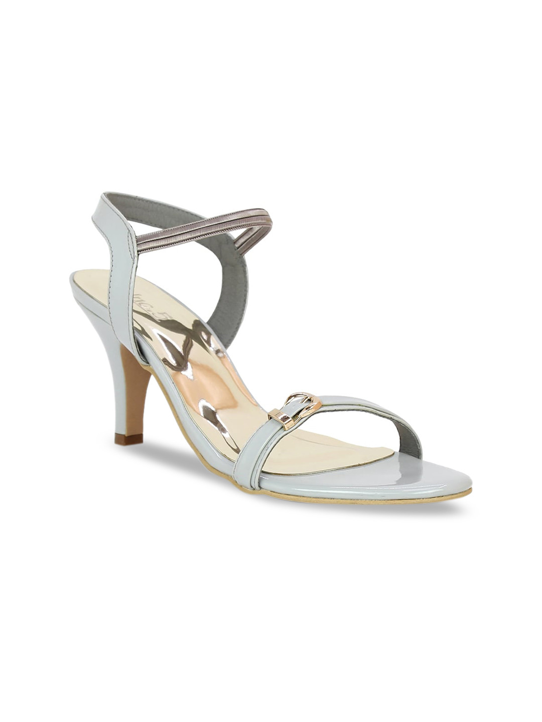 

Inc 5 Grey Slim Heeled Sandals with Buckles