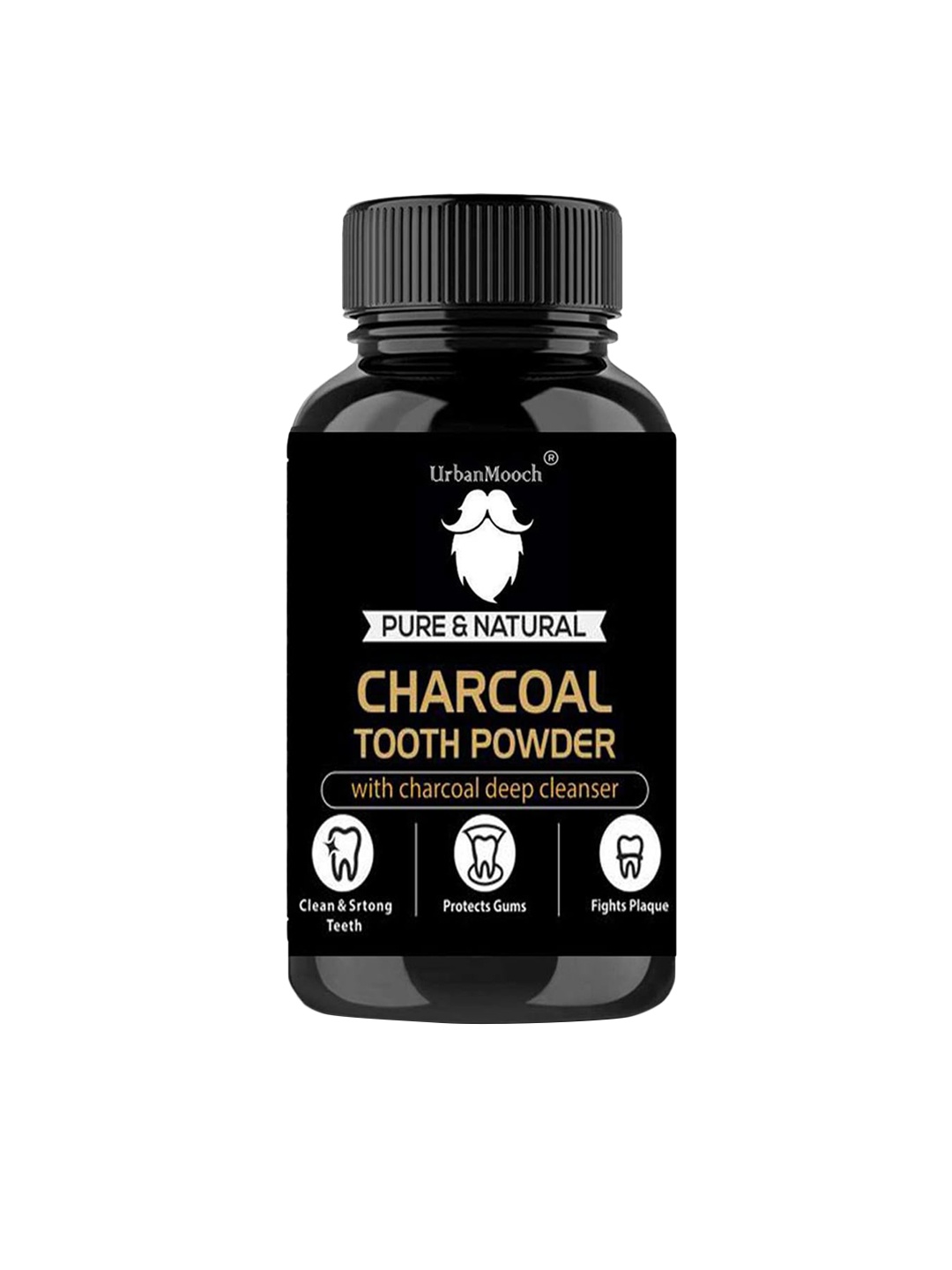

Activated Charcoal Teeth Whitening Powder 20gm, Black